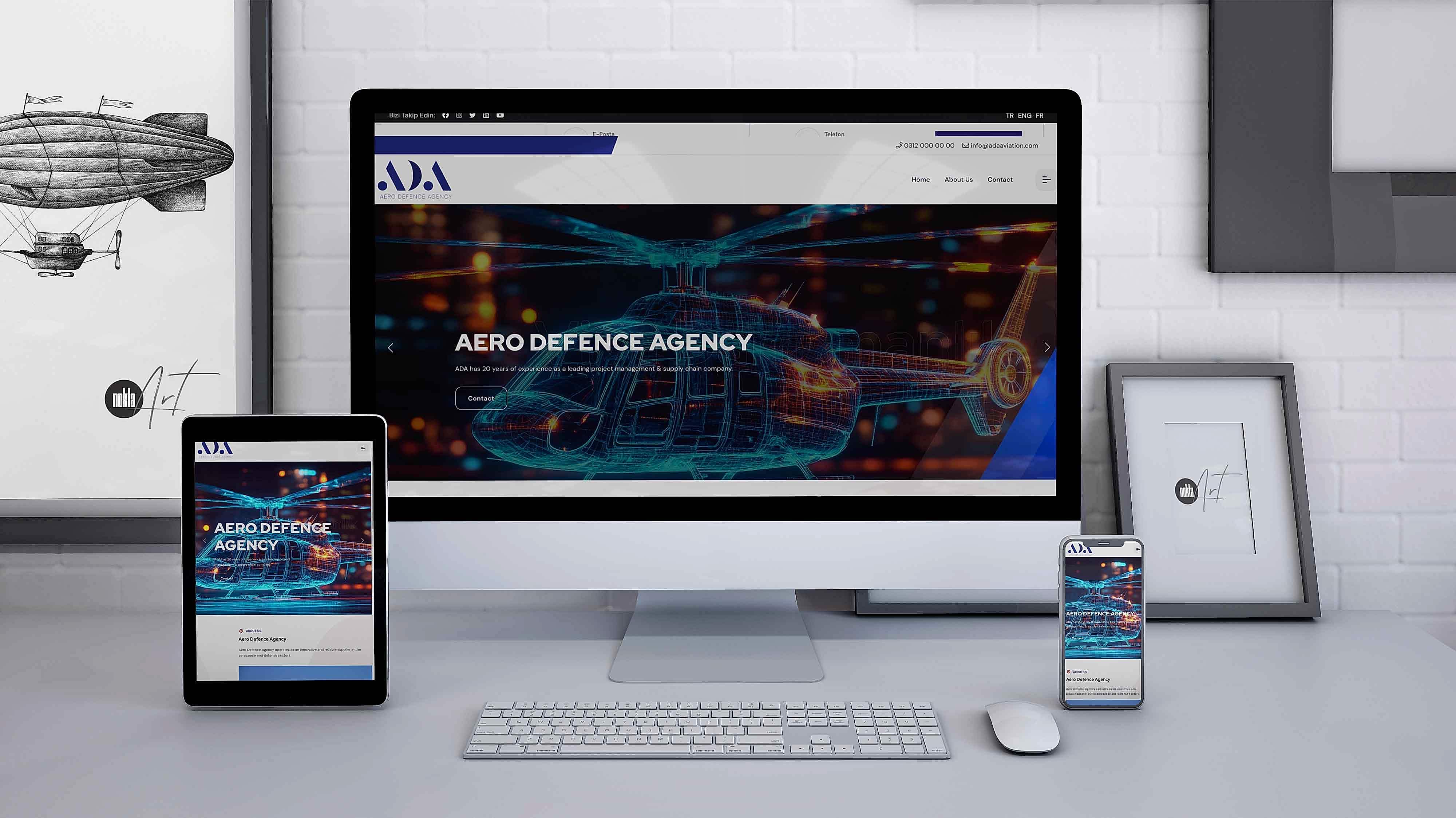 Aero Defence Agency Web Tasarım Hizmeti