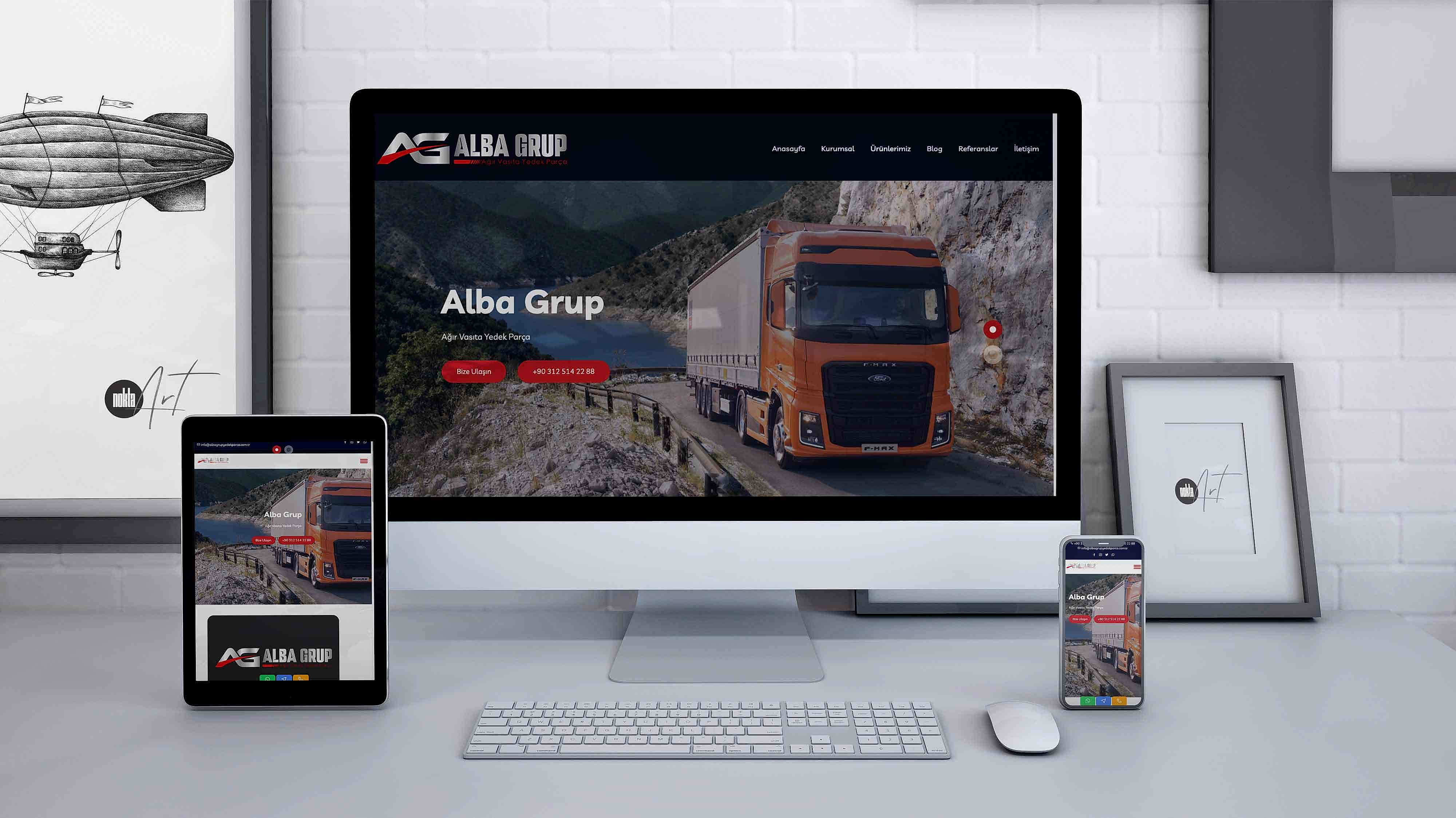 Alba Grup - Web Sitesi Tasarımı