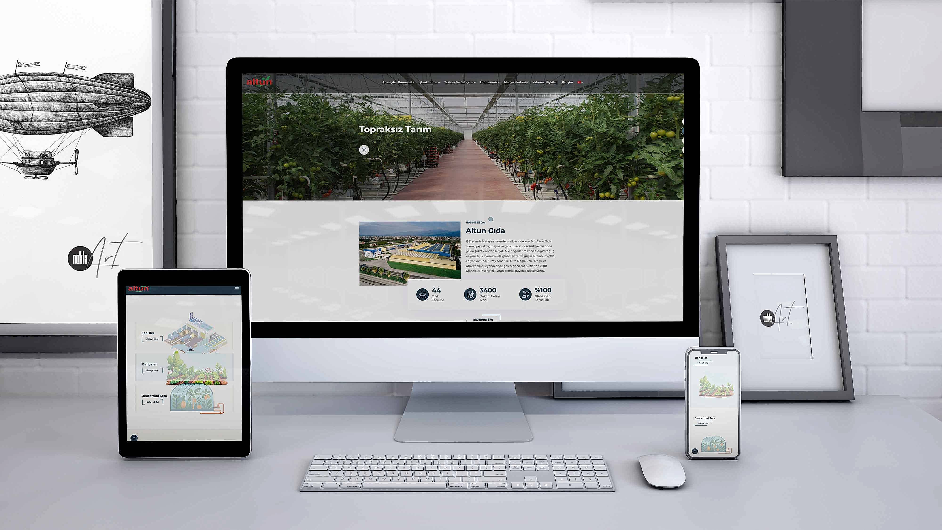 Altun Gıda Web Tasarım