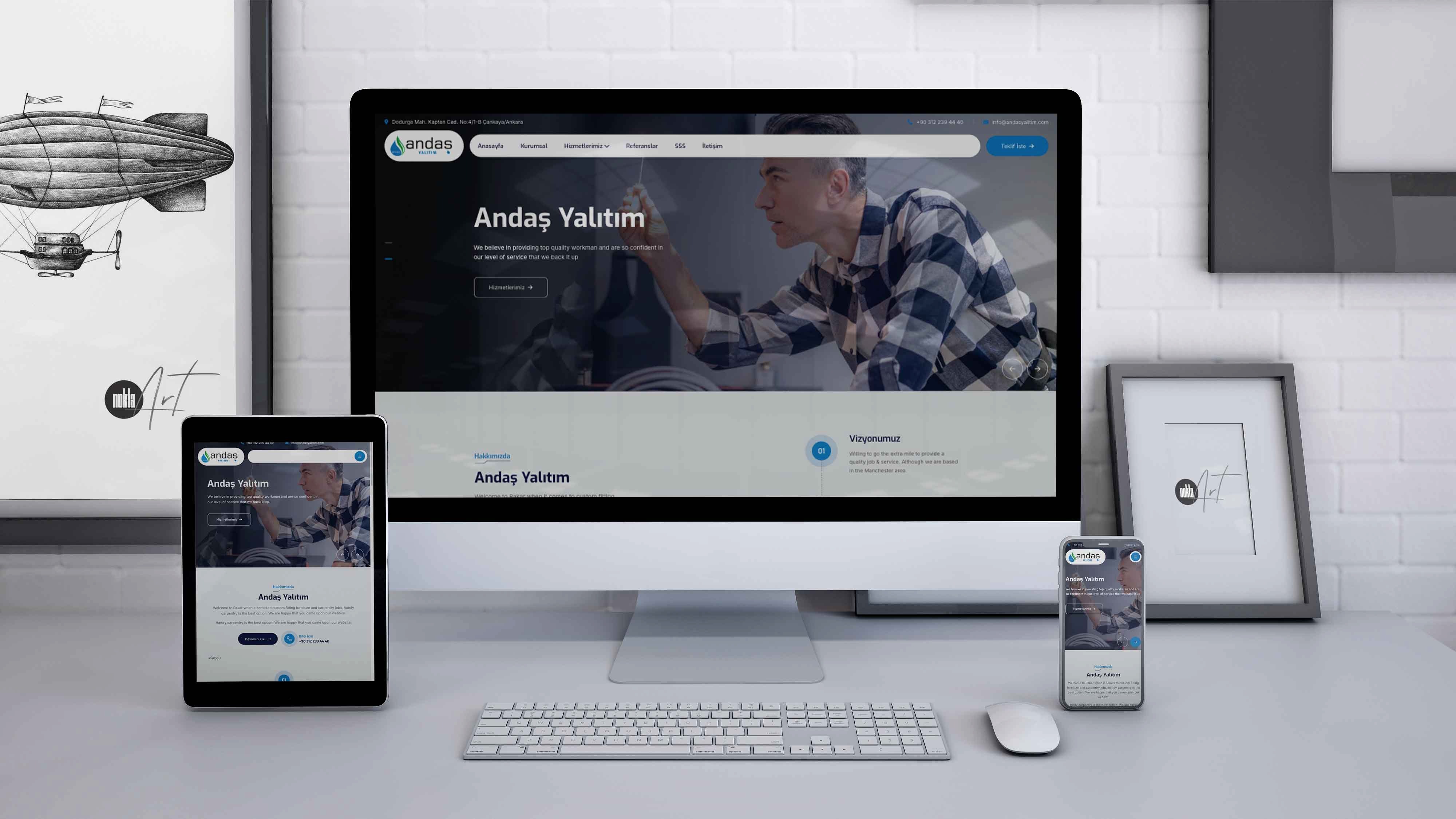 Andaş Yalıtım - HTML Web Tasarım