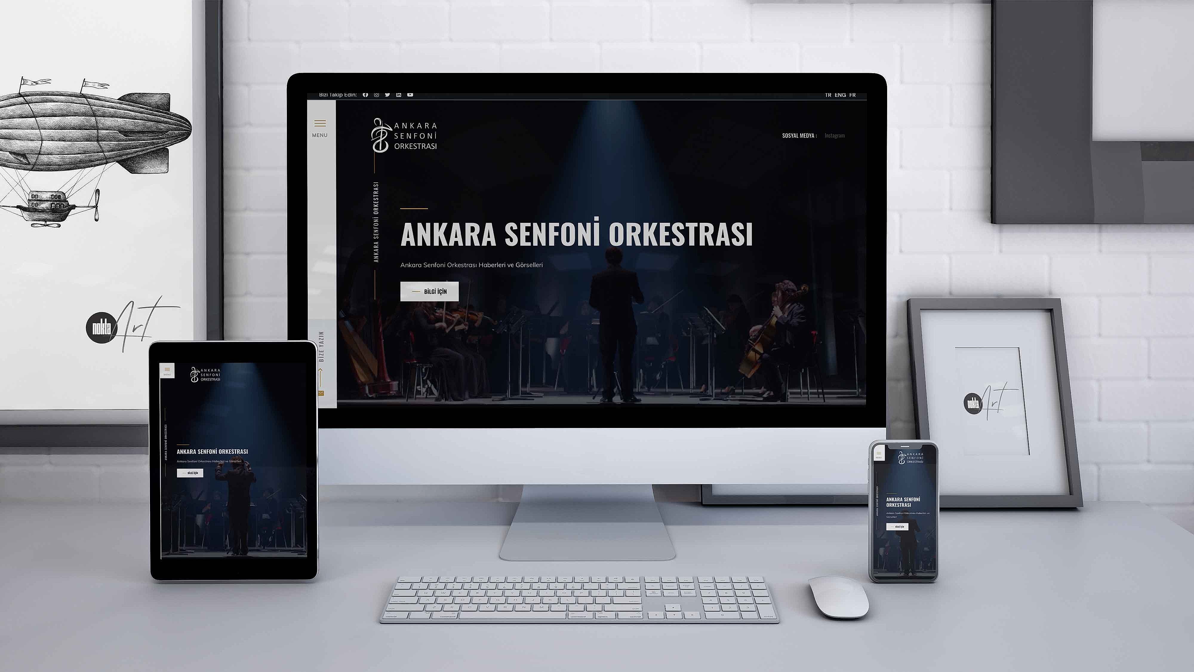Ankara Senfoni Orkestrası Web Tasarım