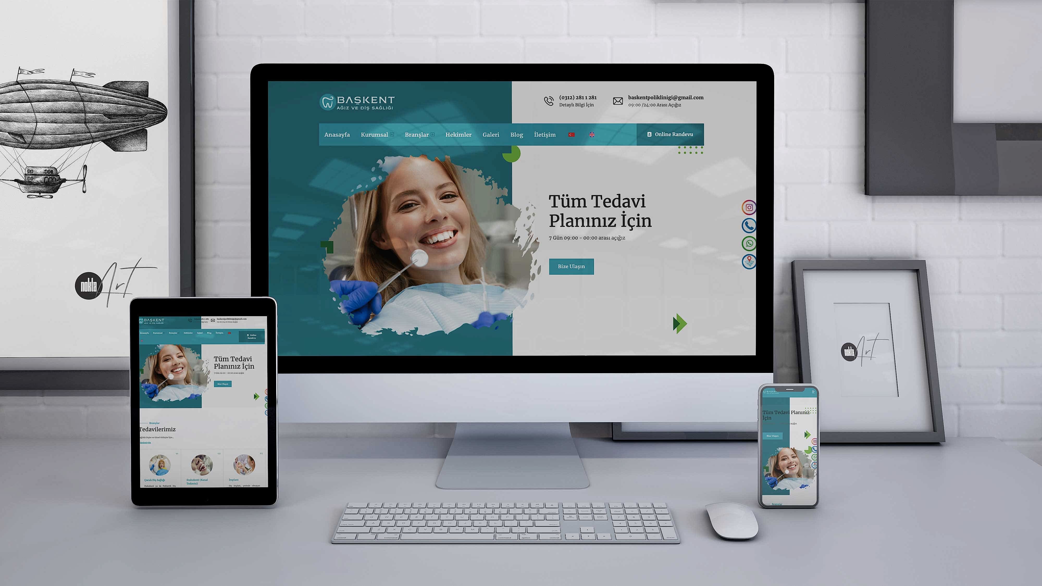 Başkent Diş Polikliniği - Web Tasarım
