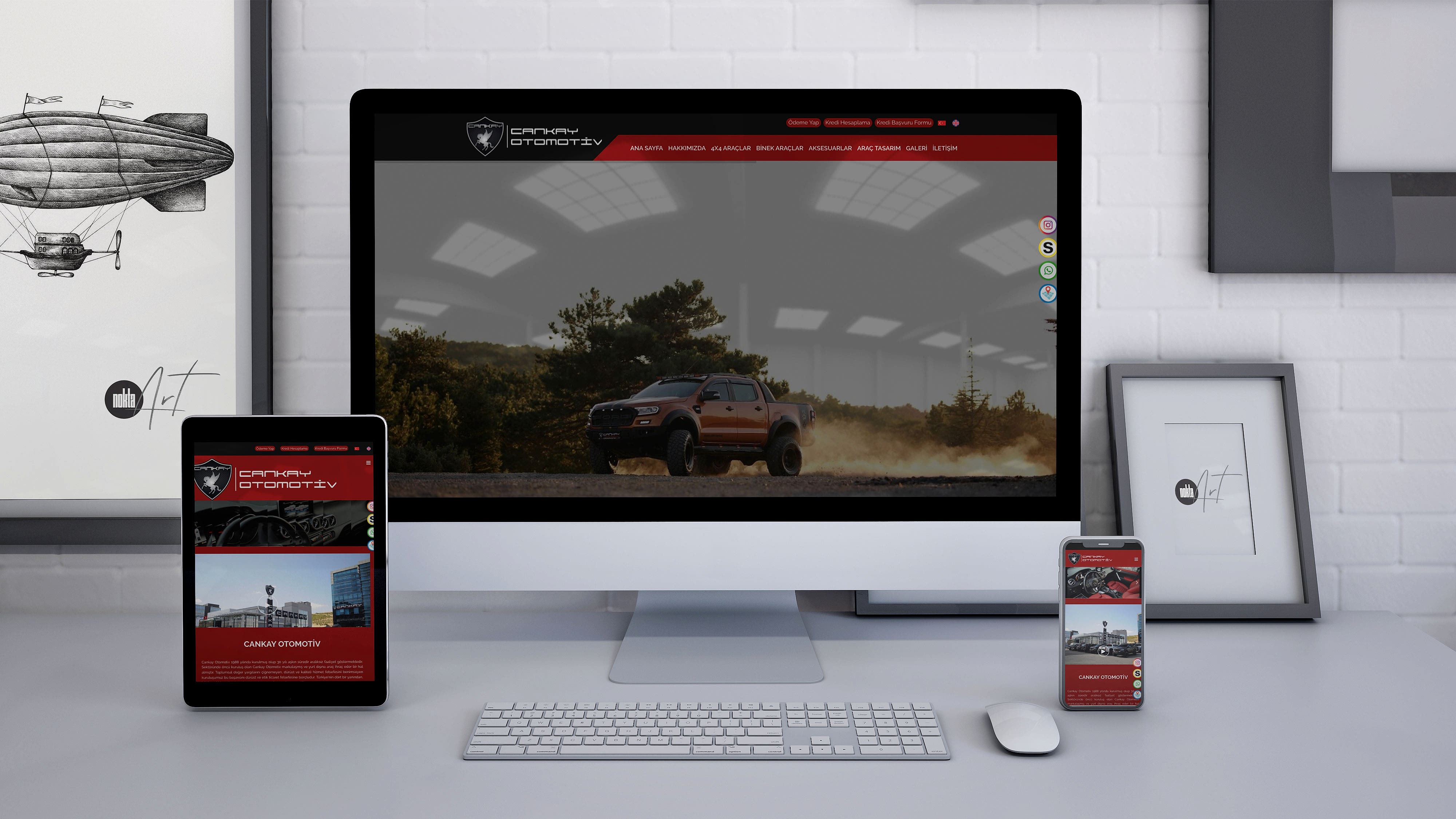 Cankay Otomotiv - Web Tasarım