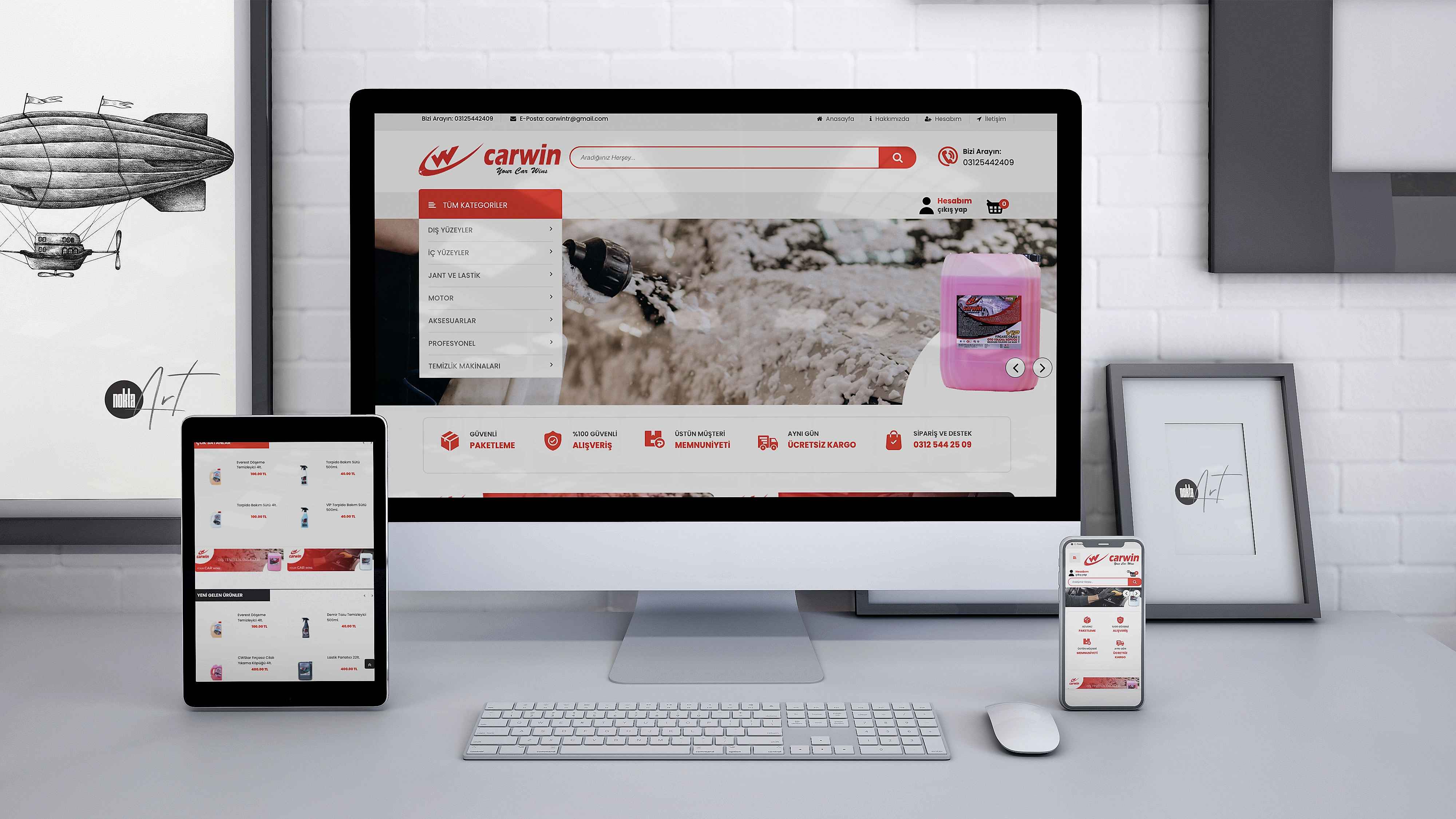 Carwin - E Ticaret Sistemi