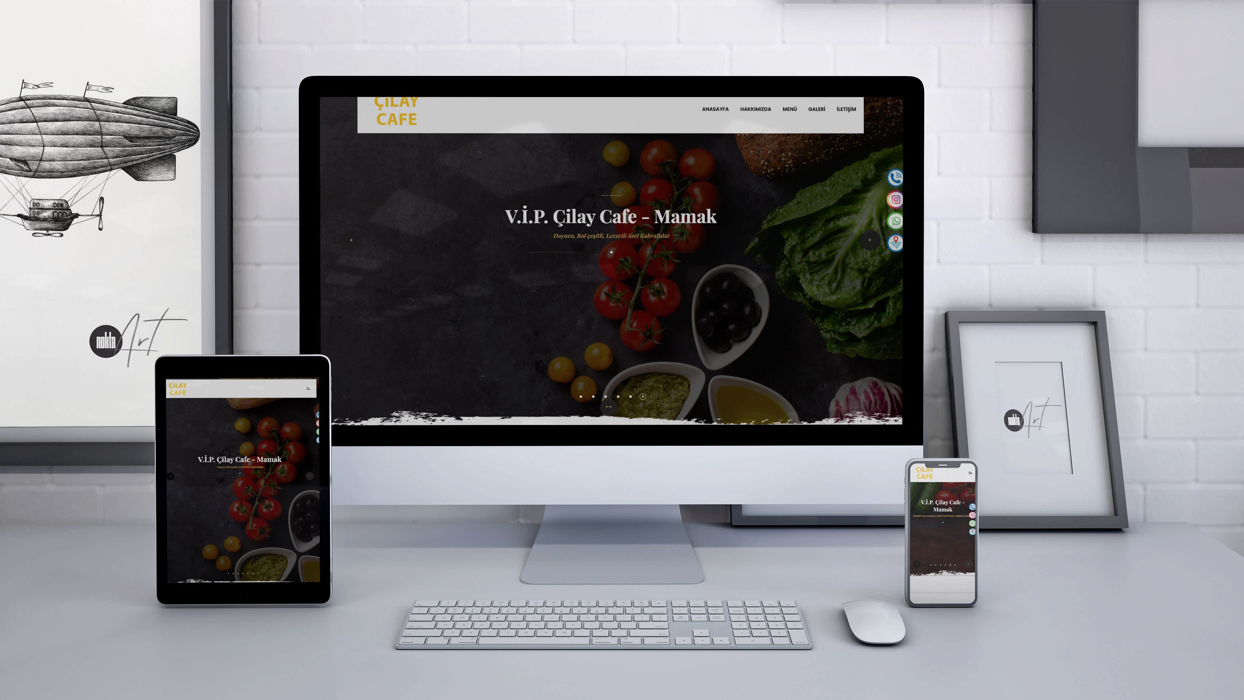 Çilay Cafe - Web Tasarım