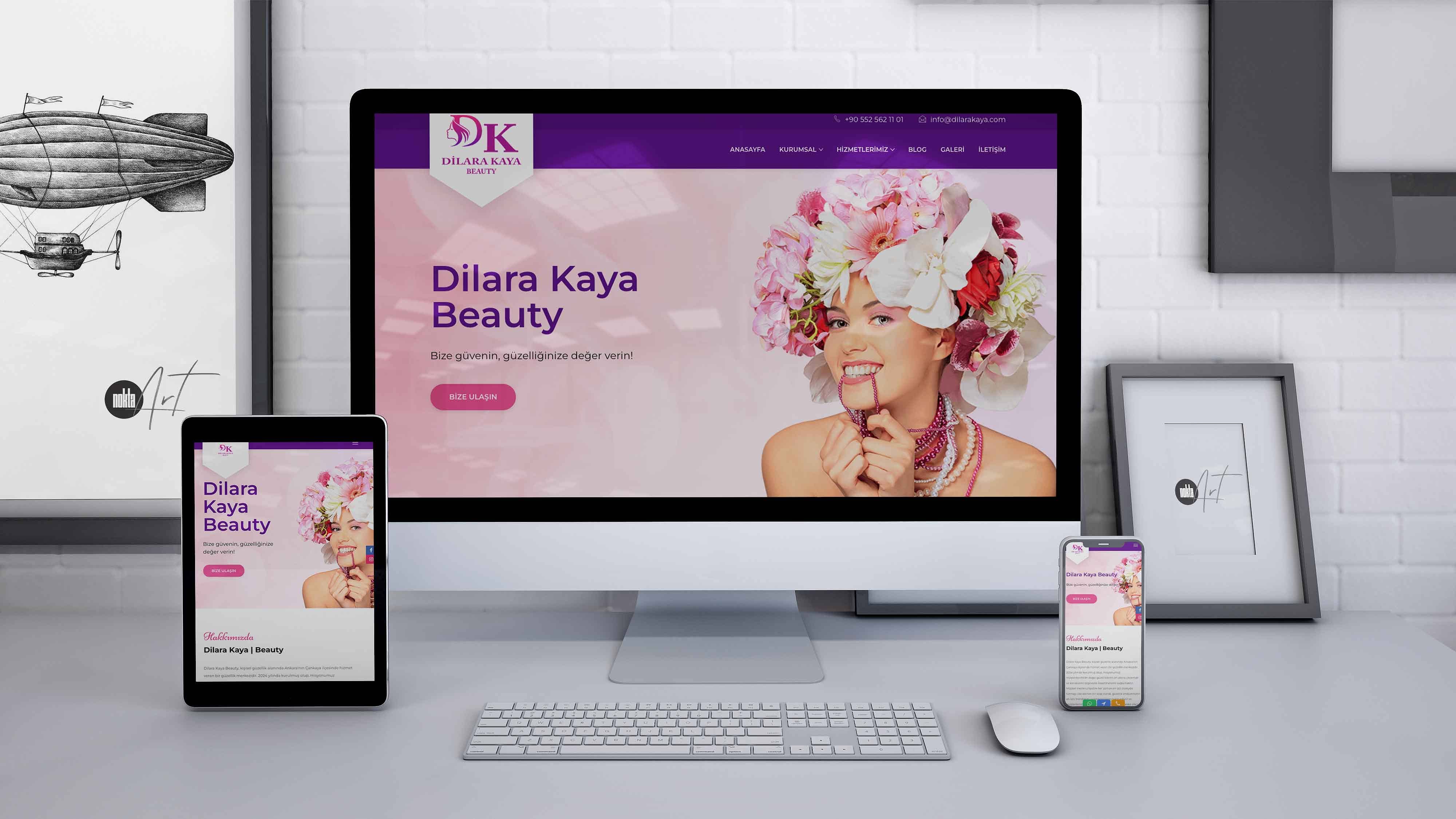 Dilara Kaya Beauty - Web Sitesi