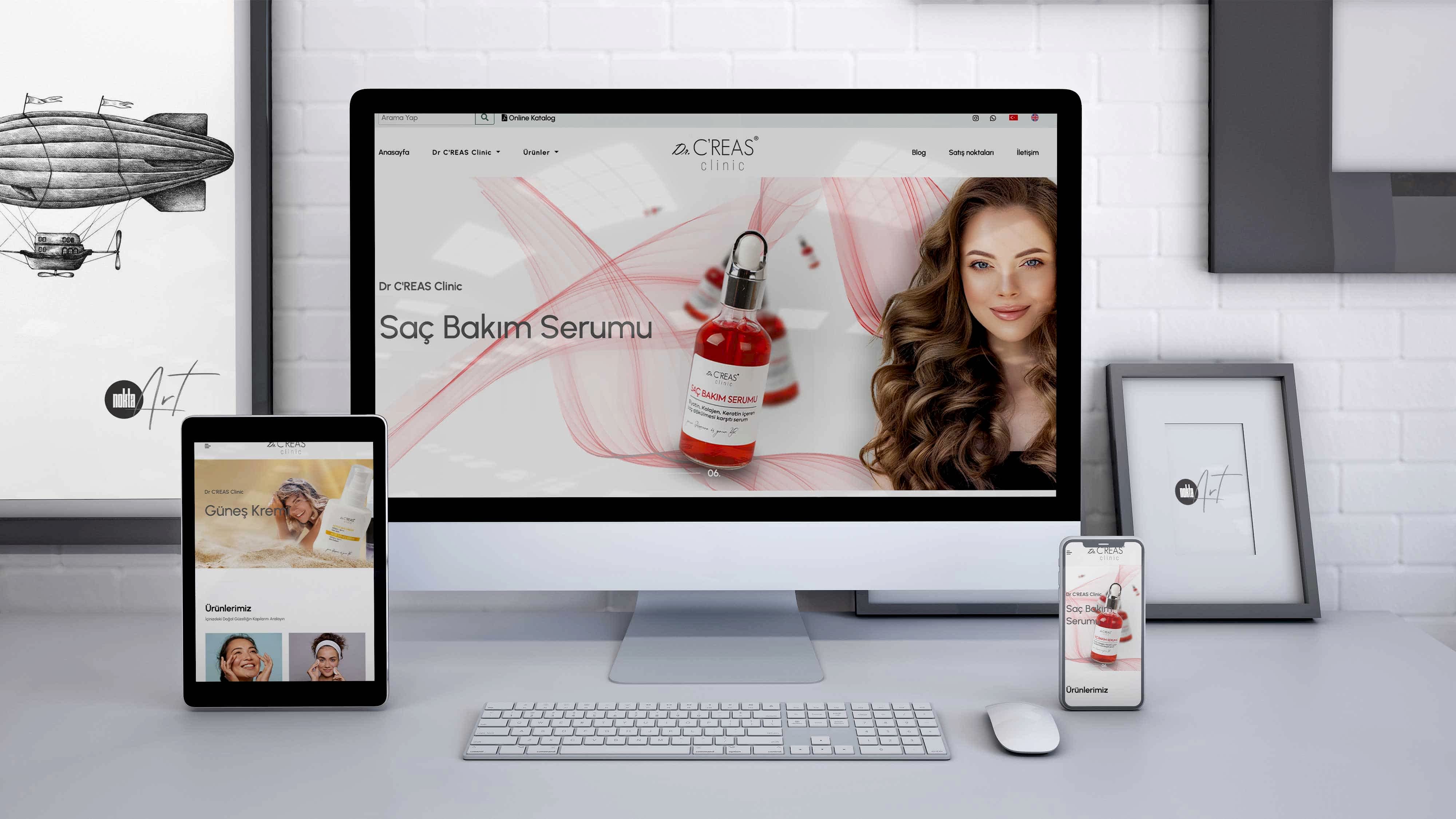 Dr C’Reas Clinic - Web Tasarım