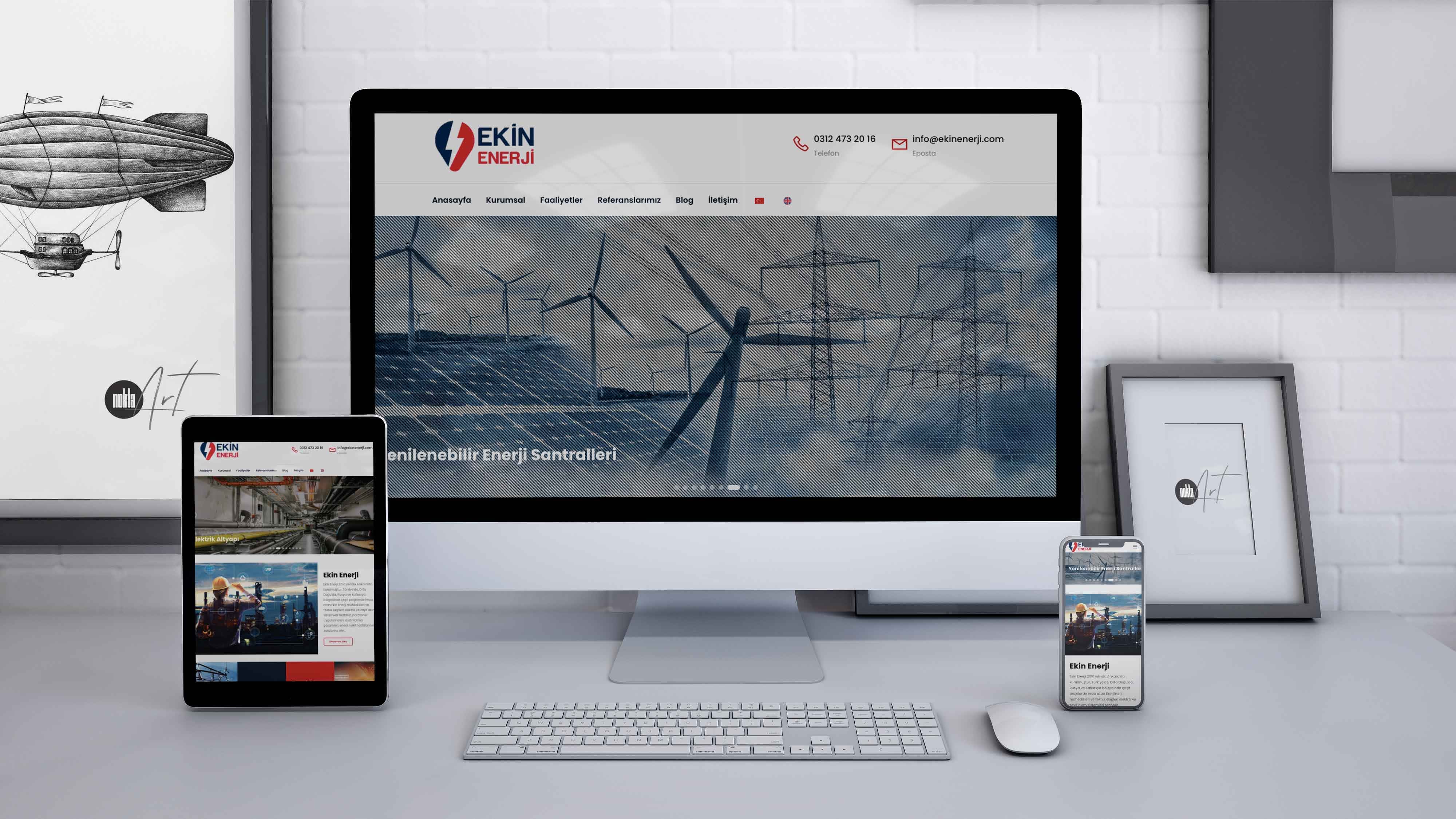 Ekin Enerji Yeni Web Sitesi Yayında