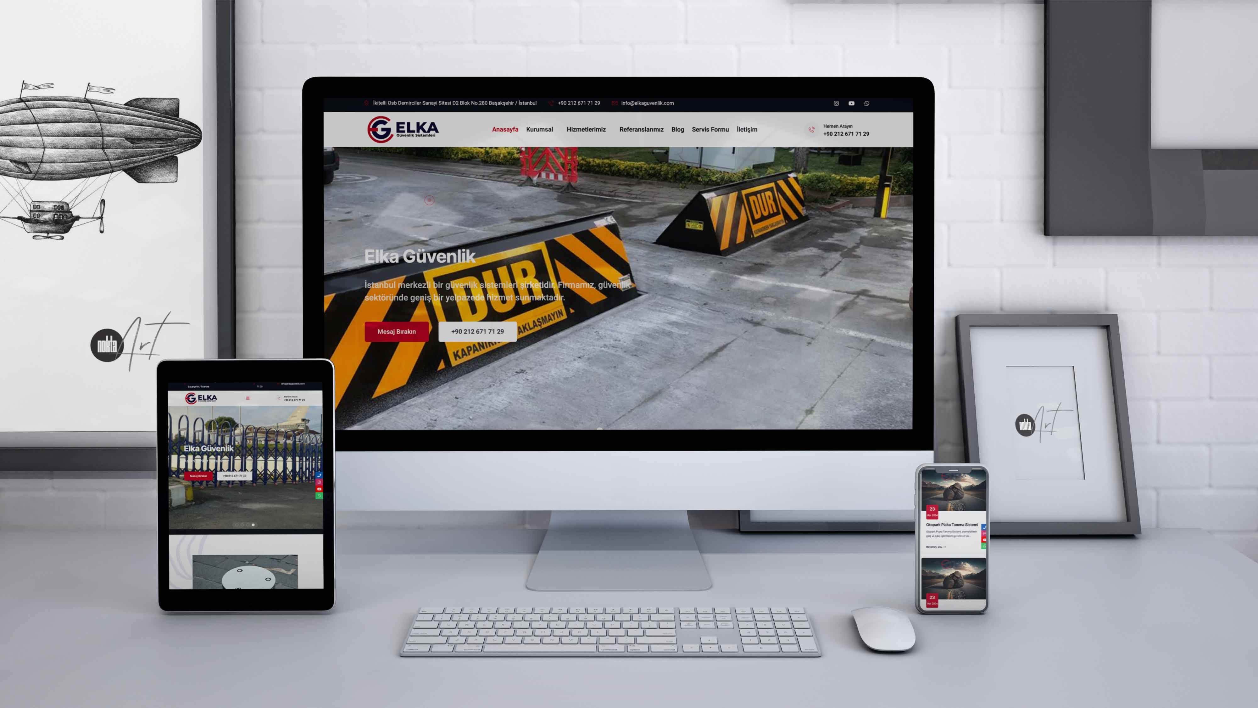 Elka Güvenlik - Web Tasarım