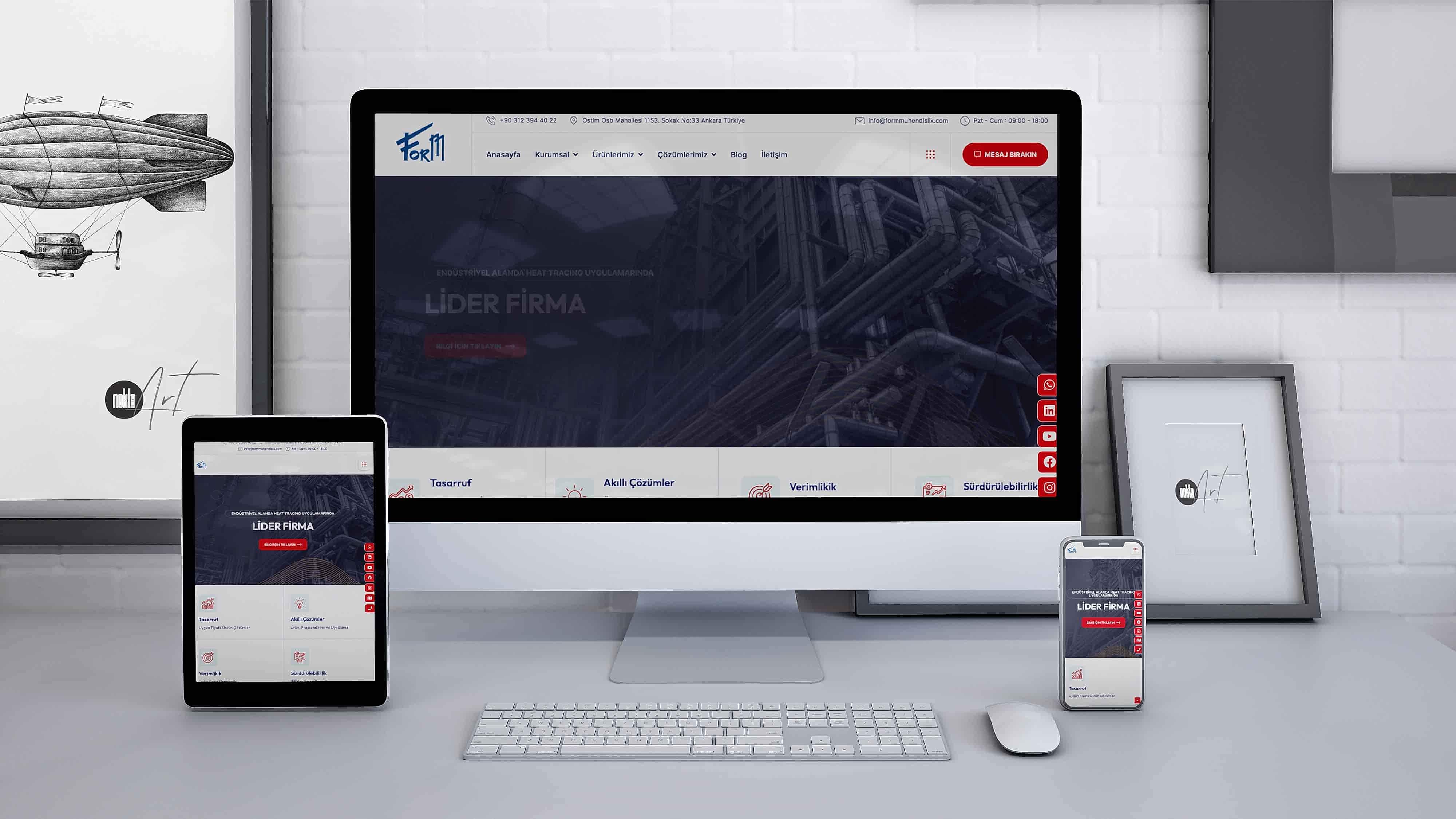 Form Mühendislik - Web Tasarım Hizmeti