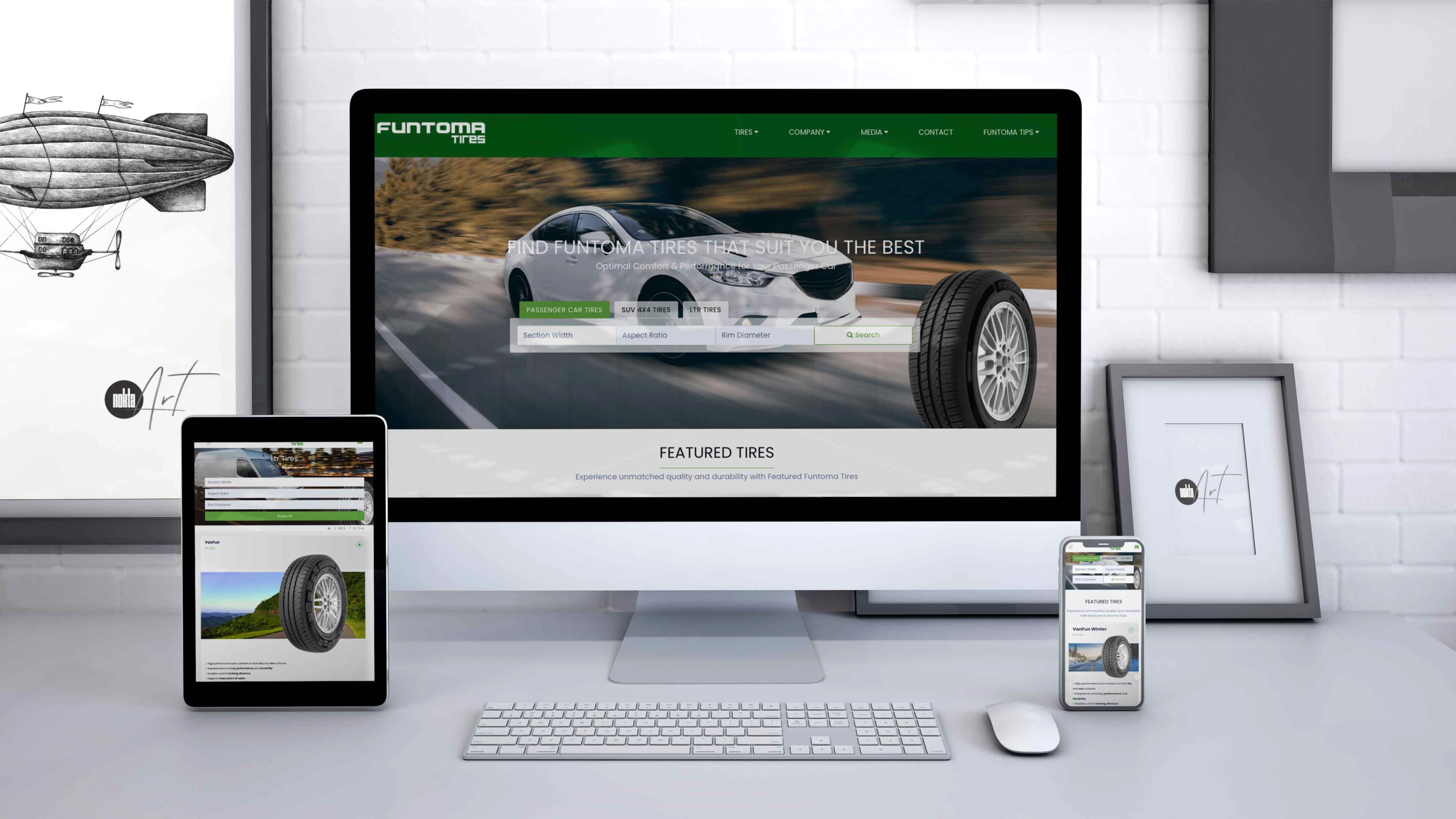 Funtoma Tires (Petlas) - Web Tasarım ve Yazılım