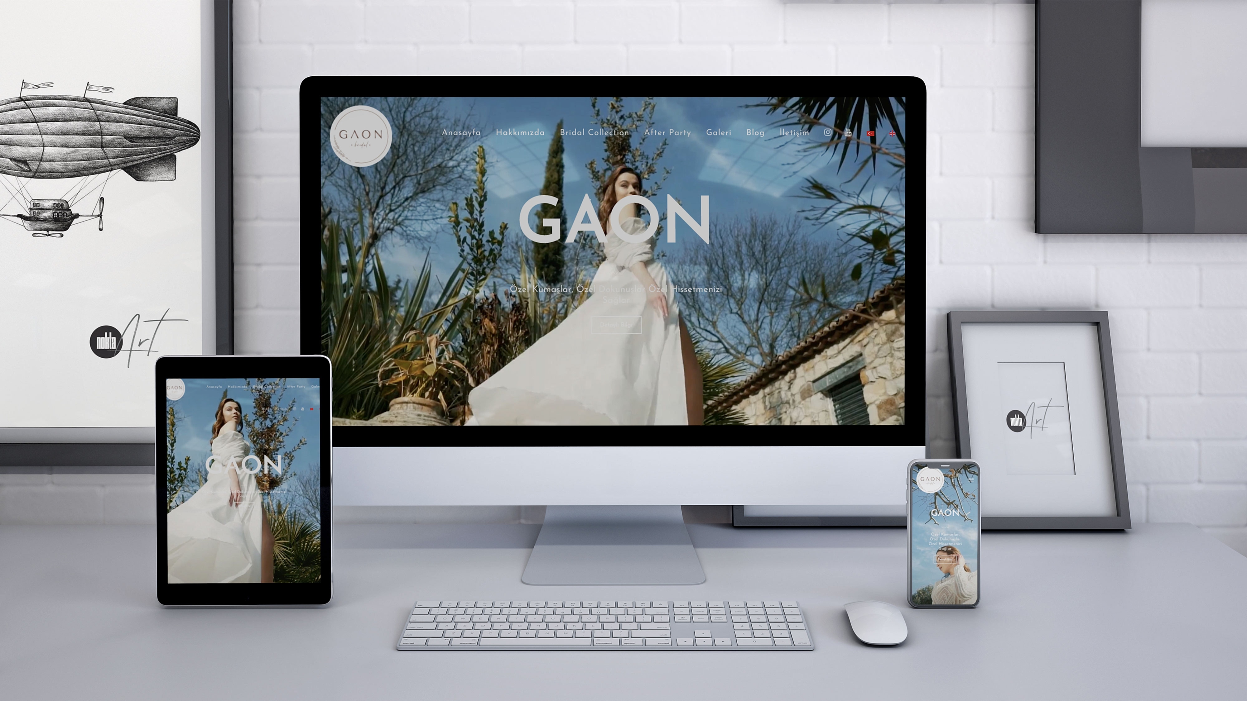 Gaon Bridal - Web Tasarım