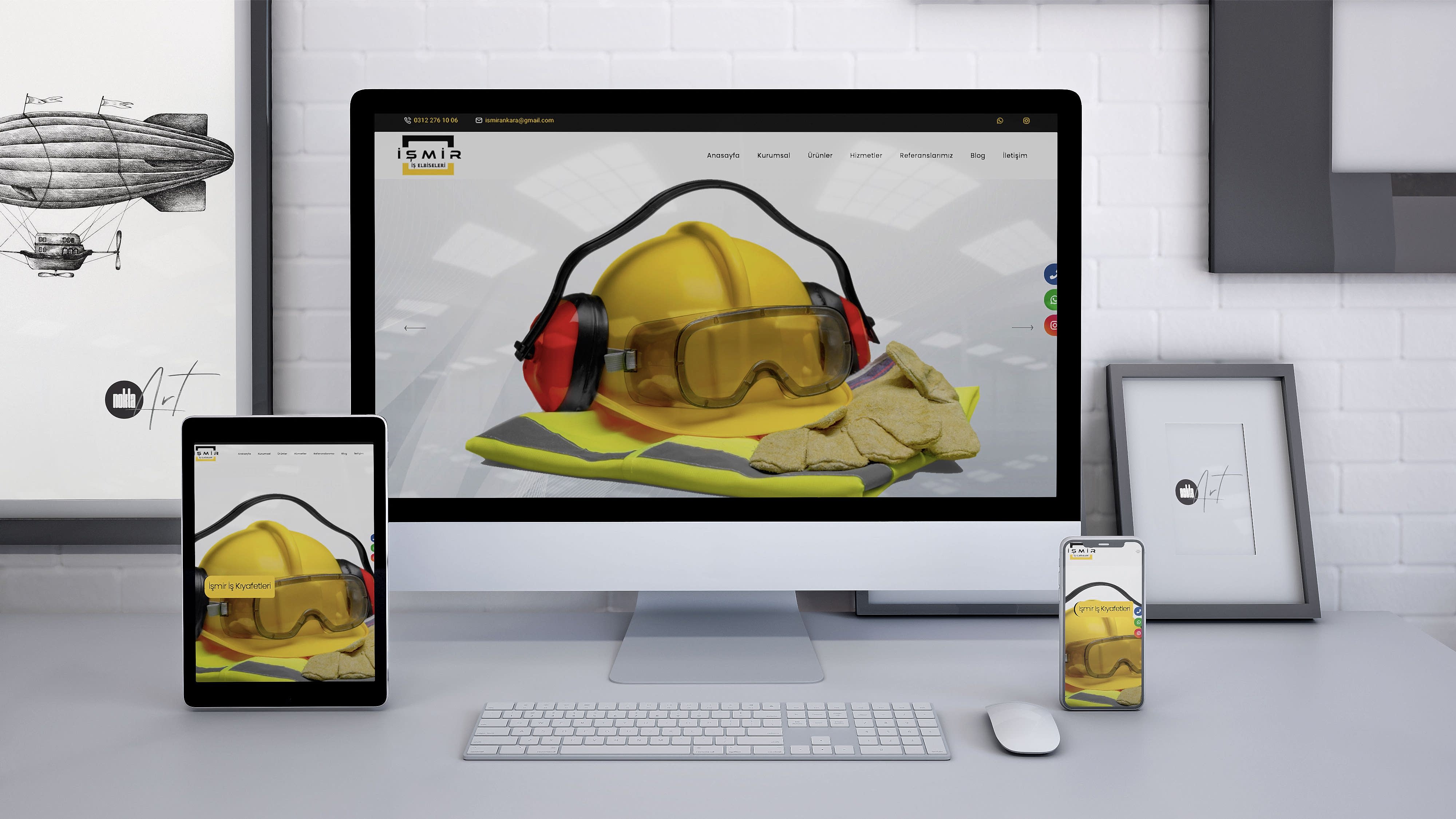 İşmir İş Elbiseleri Web Tasarım