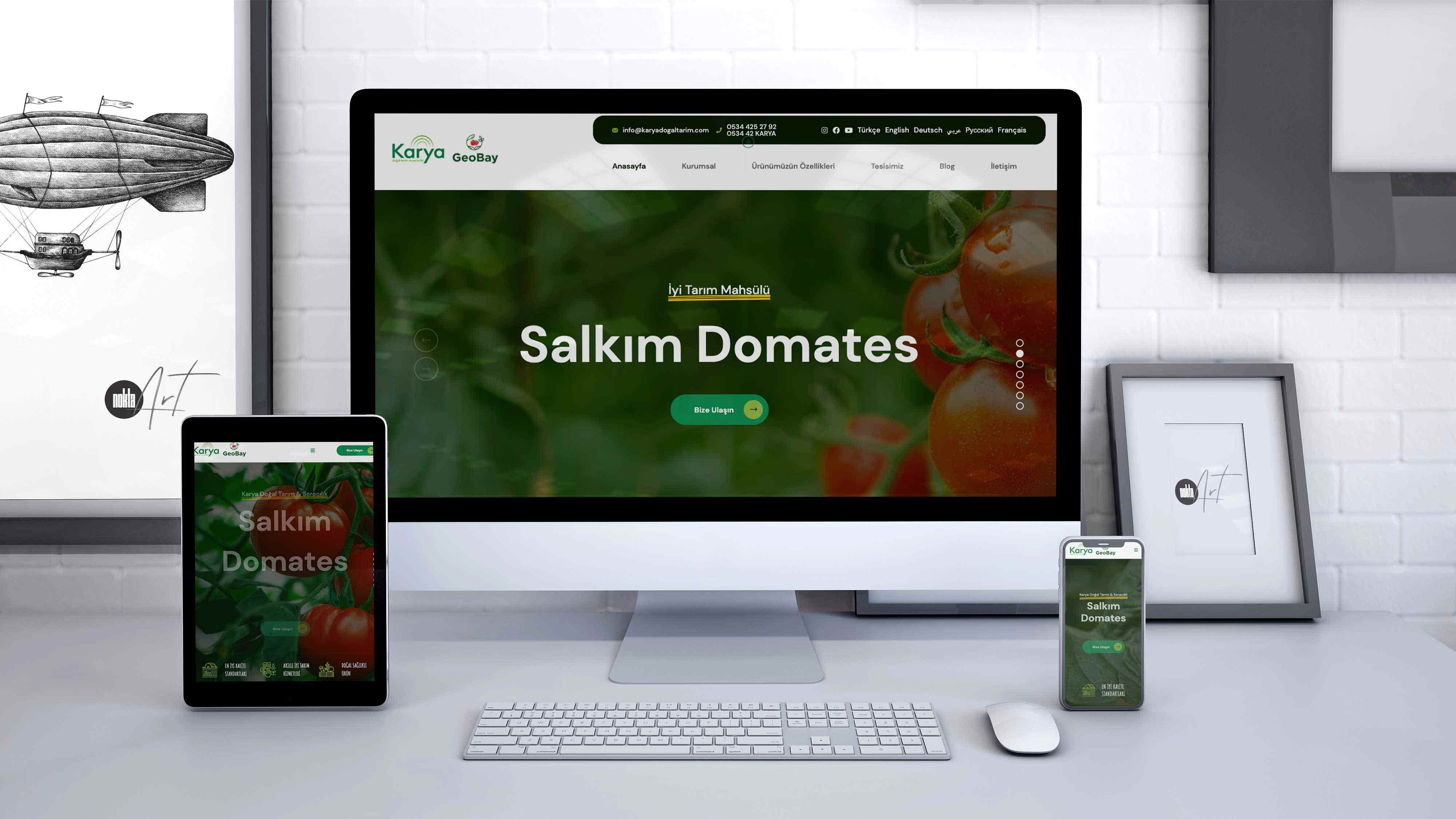 Karya Tarım - Web Tasarım Hizmeti