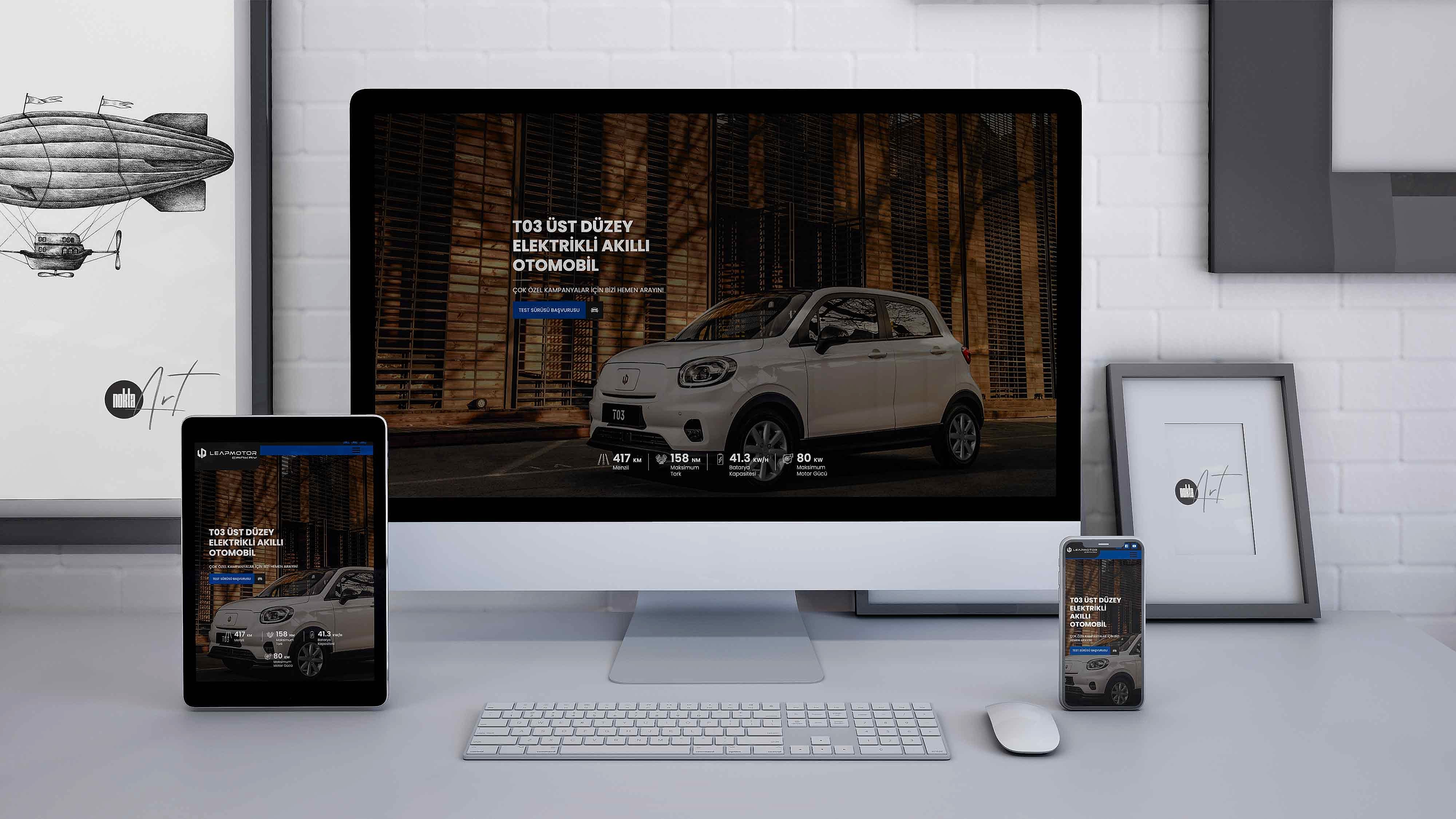 Leap Motor Cankay - Web Tasarım