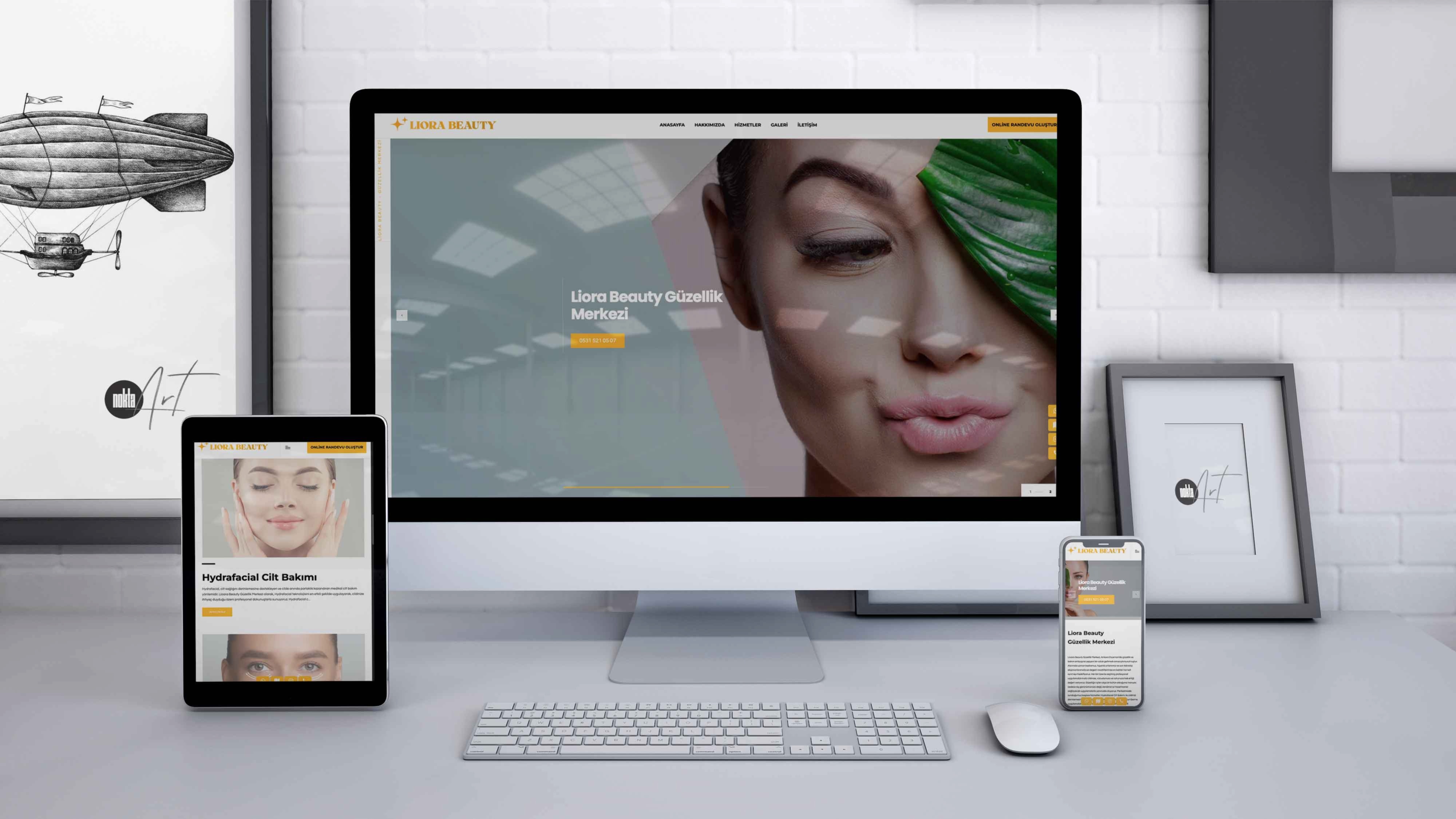 Liora Beauty Ankara Web Tasarım