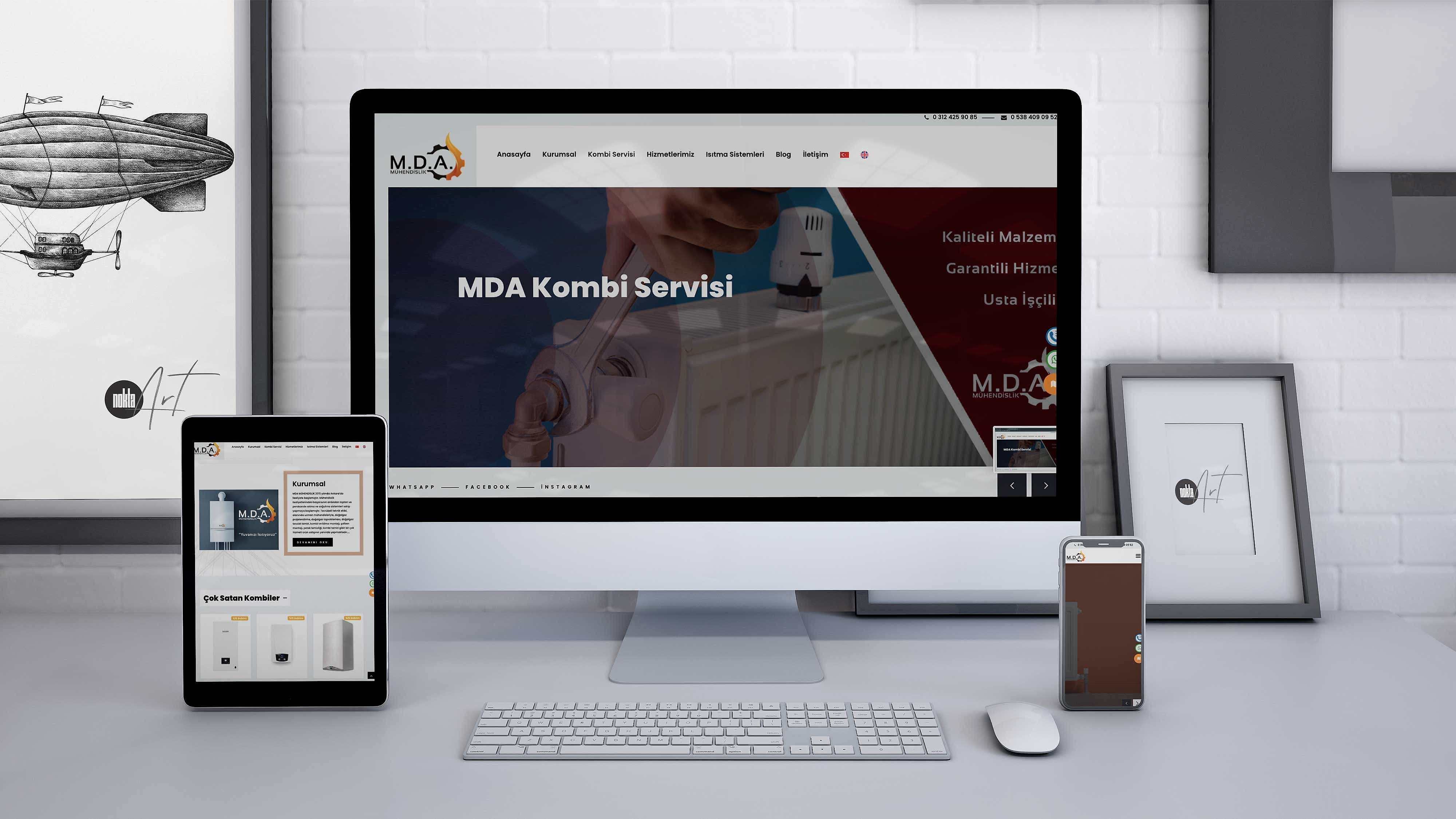 MDA Mühendislik - Yeni Web Sitesi