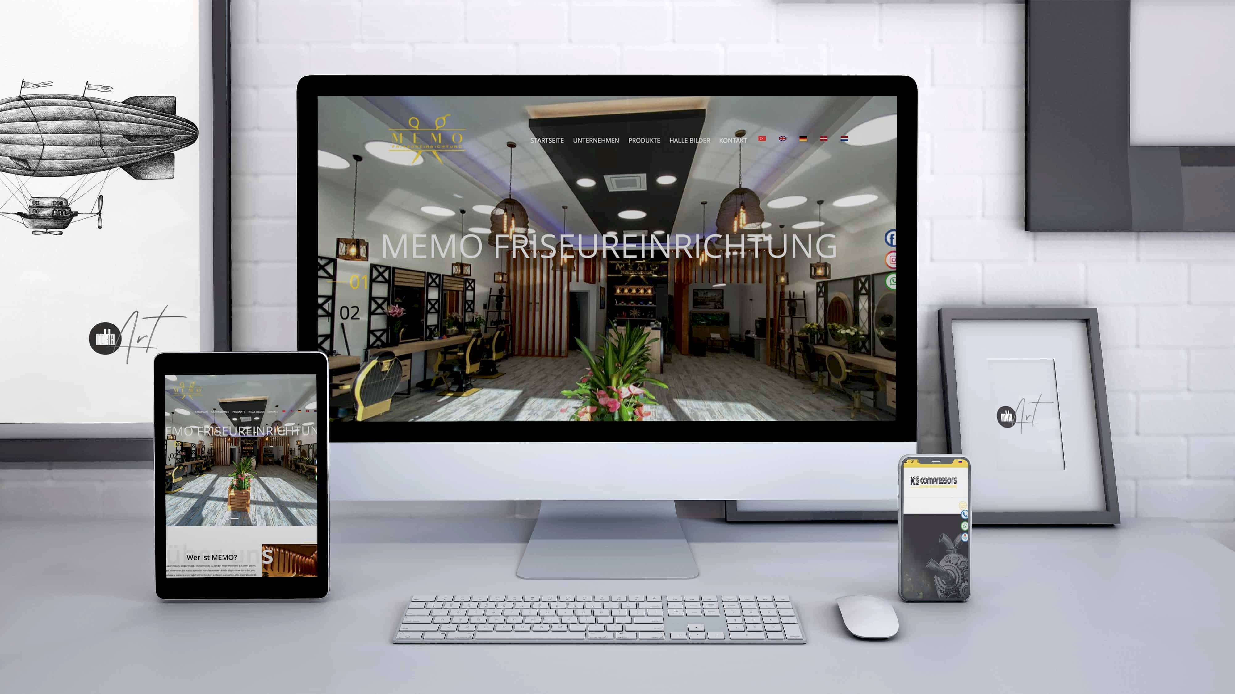 Memo Friseureinrichtung - Web Tasarım