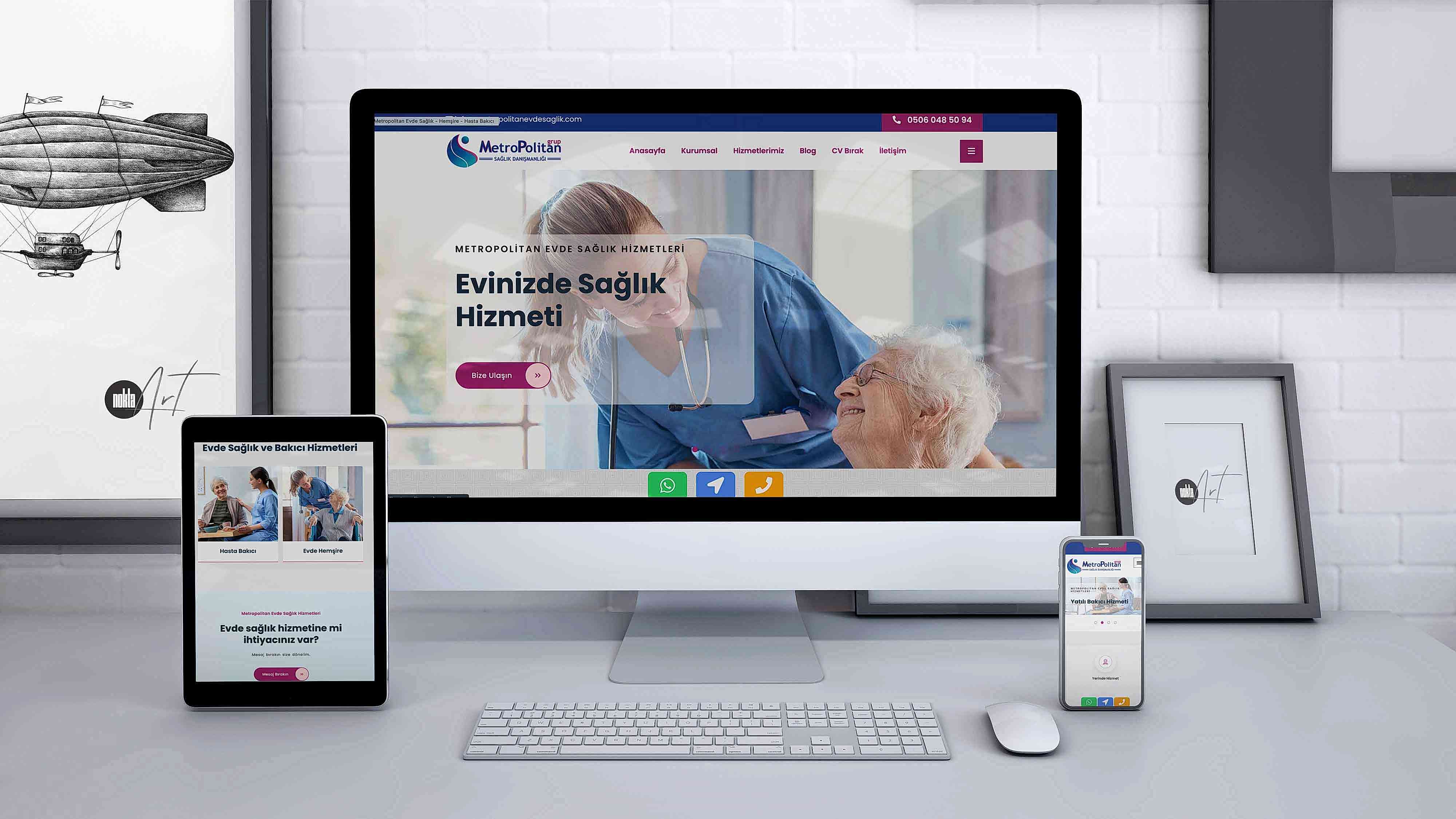 Metropolitan Evde Sağlık - Kurumsal Web Sitesi