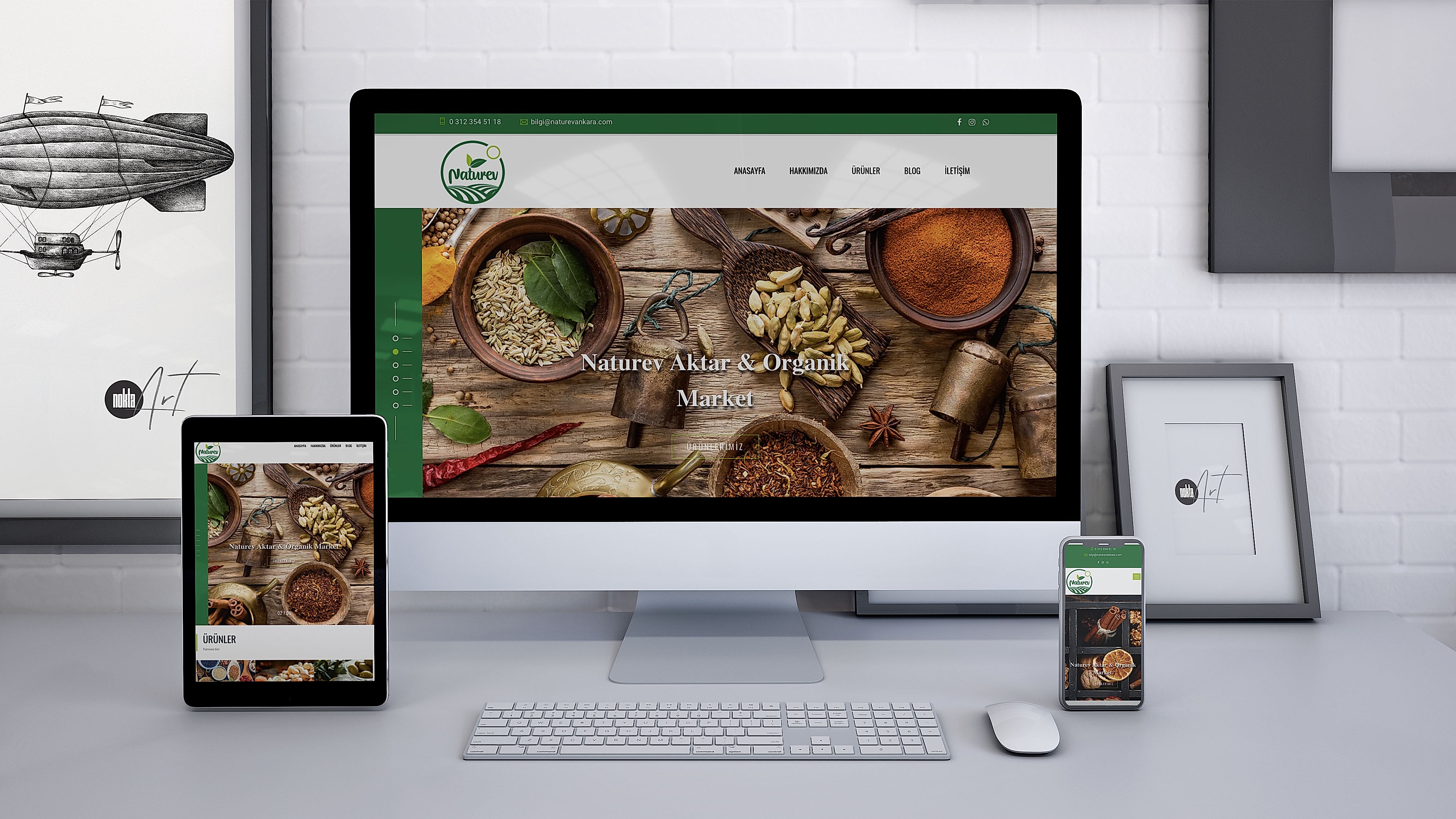 Naturev - Web Tasarım