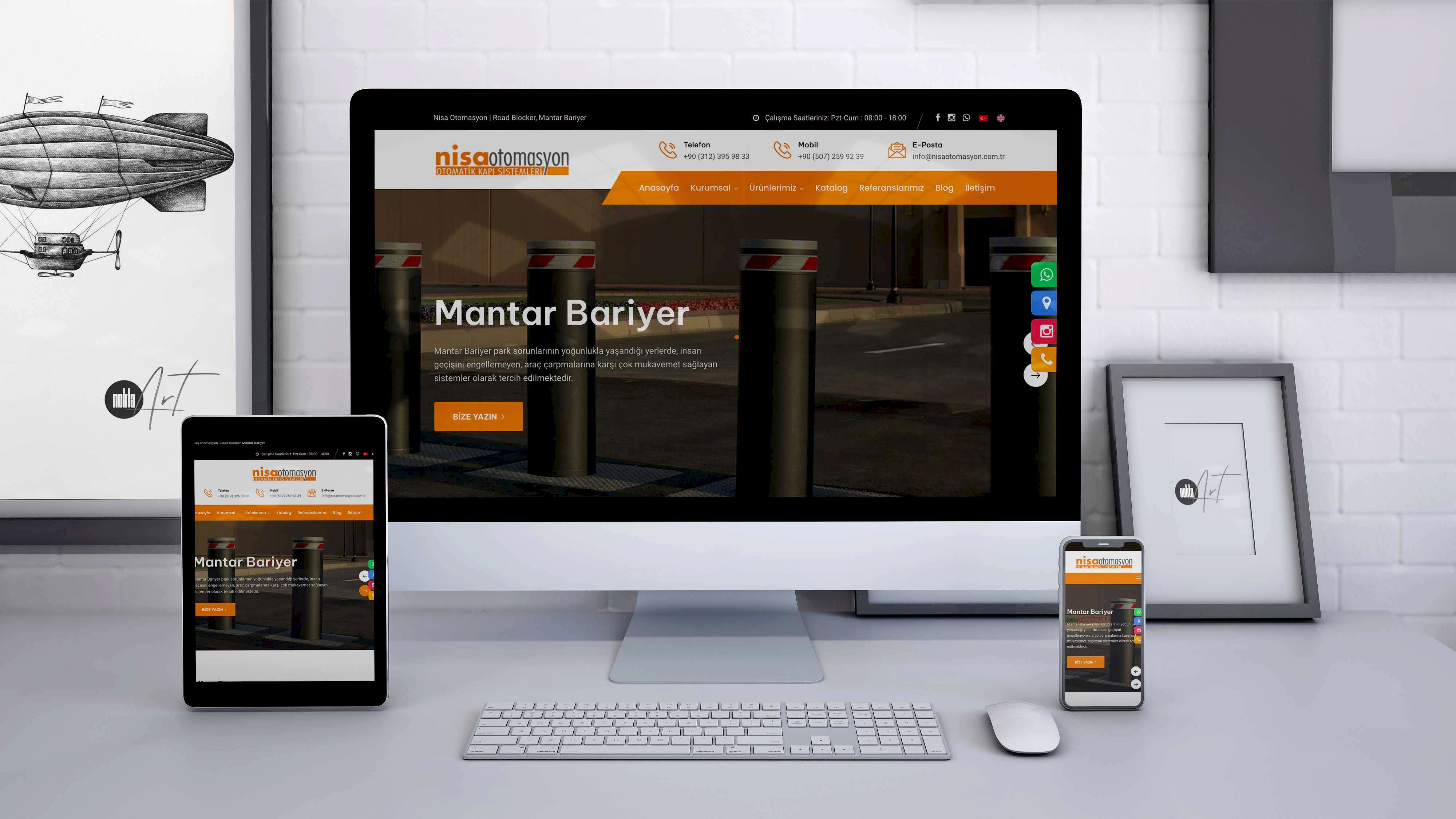 Nisa Otomasyon - Web Tasarım ve SEO Yazılım