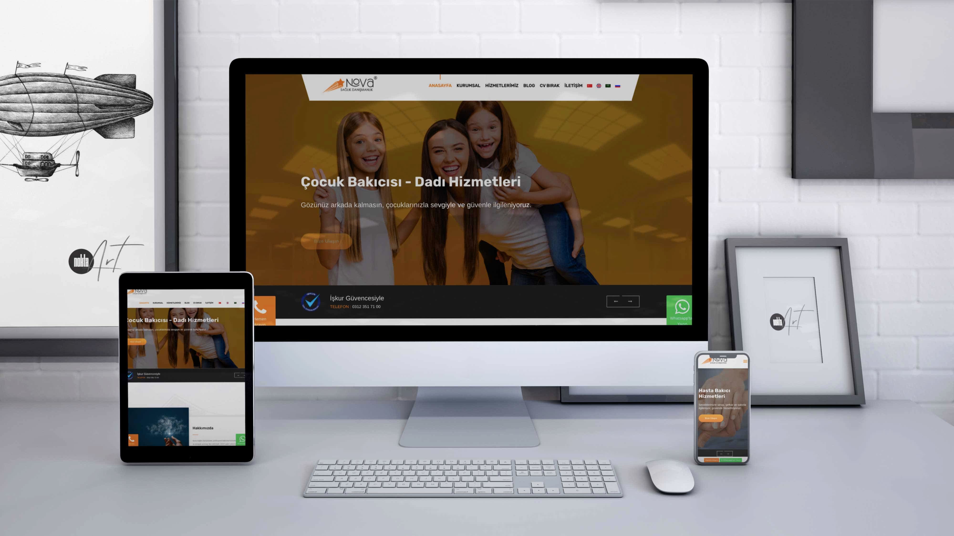 Nova Sağlık Danışmanlık Web Tasarım