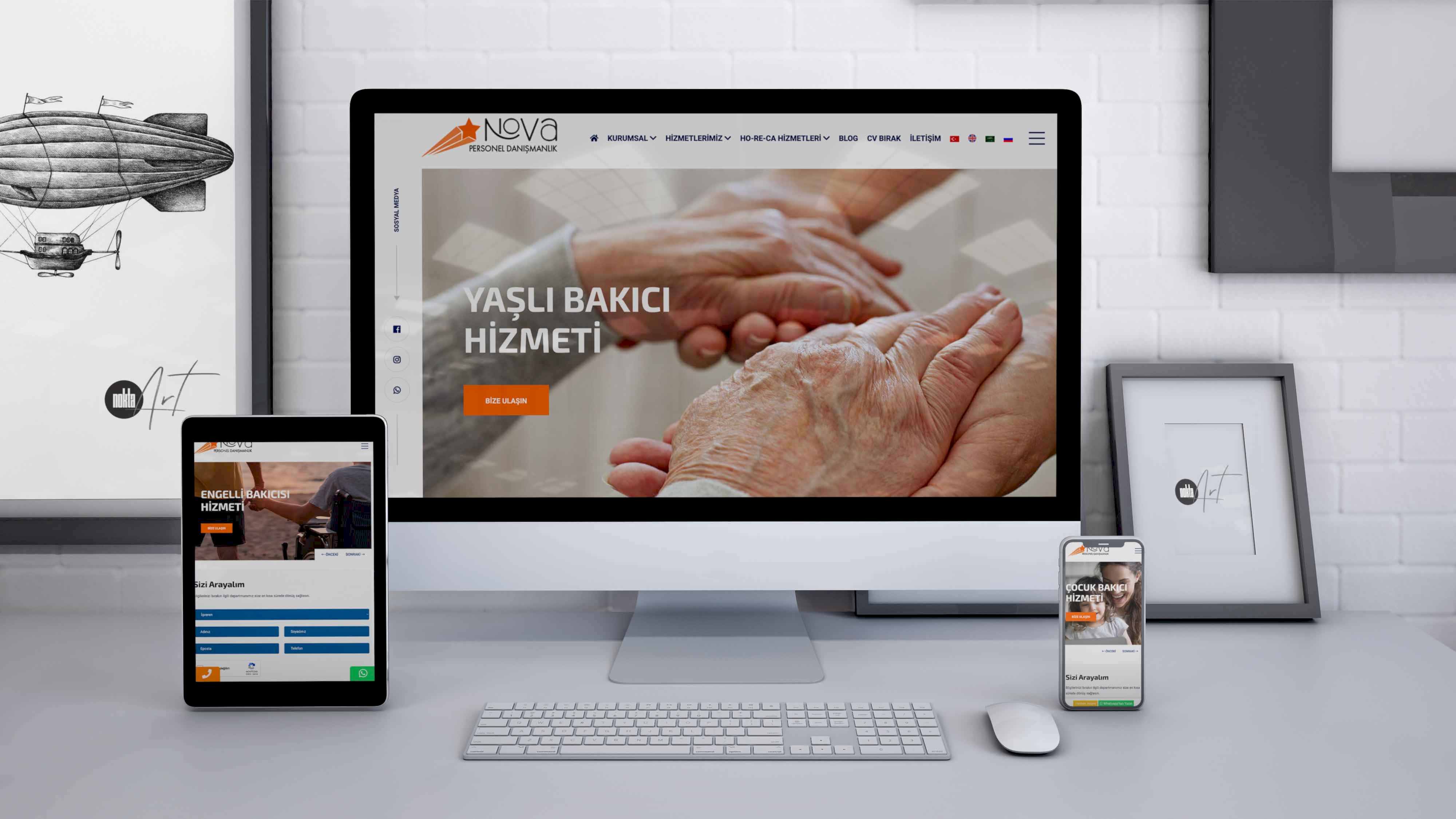 Nova Yardimci - Web Tasarım