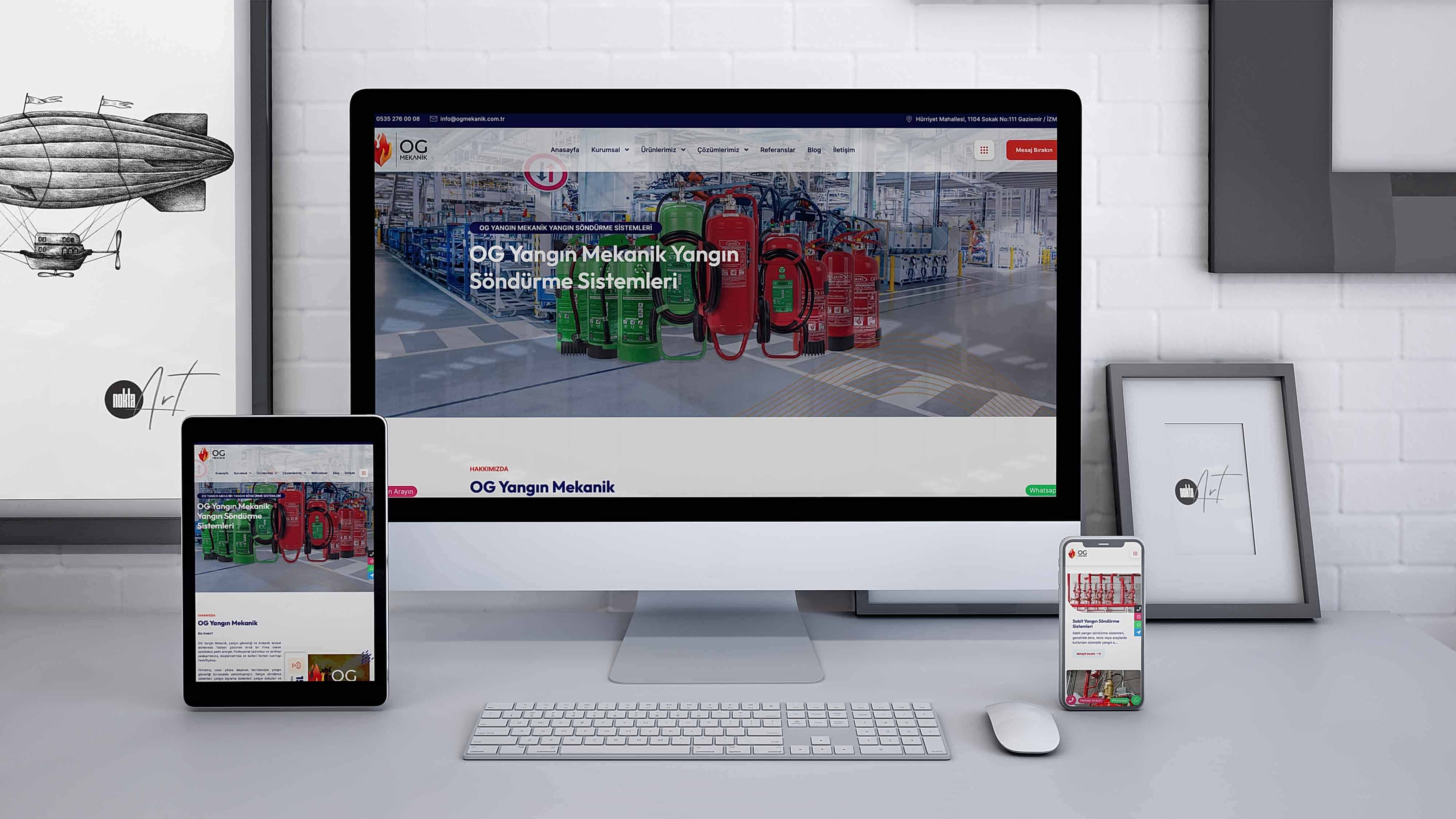 OG Yangın & Mekanik - İzmir Web Tasarım