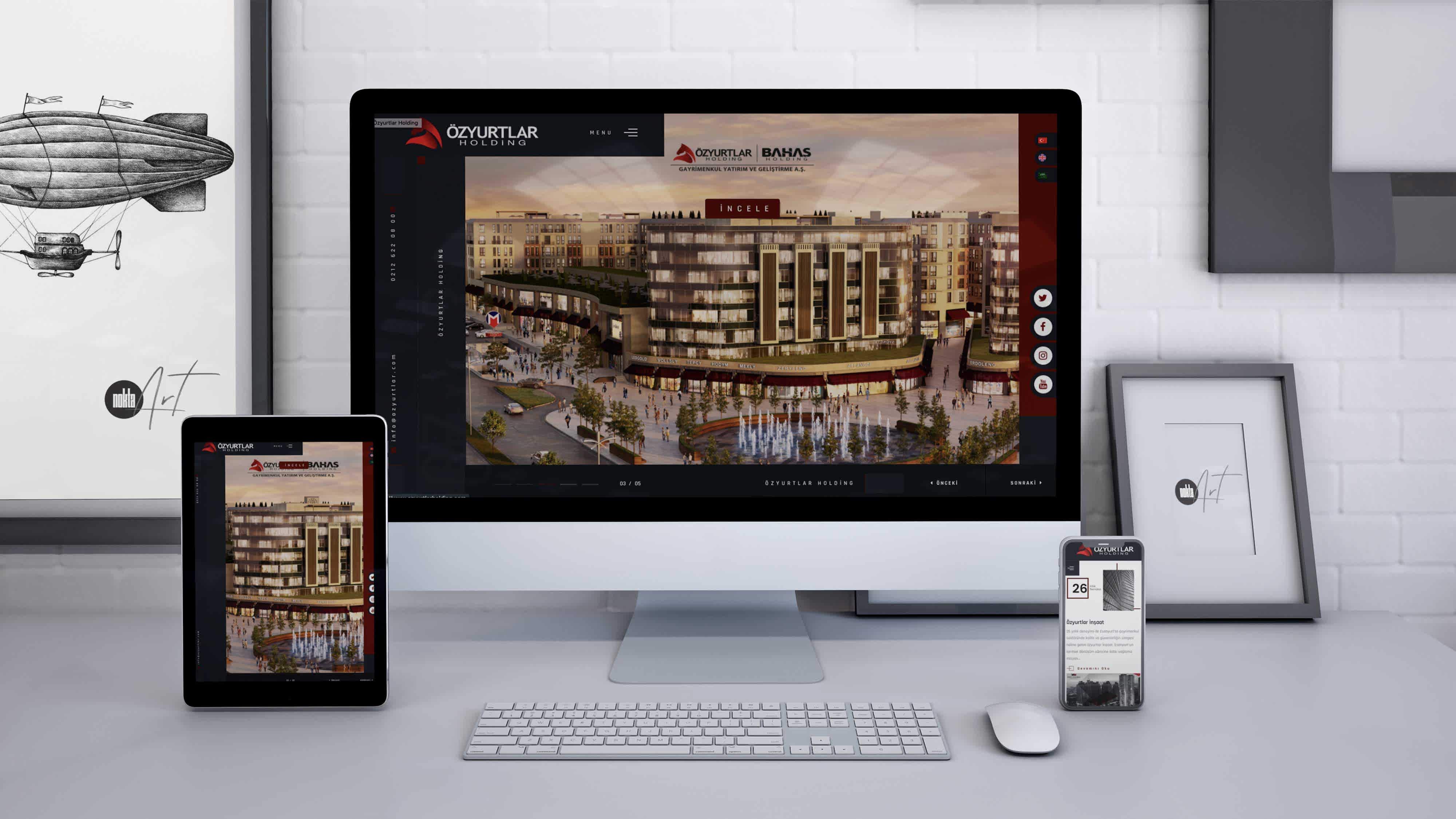 Özyurtlar Holding - Web Tasarım