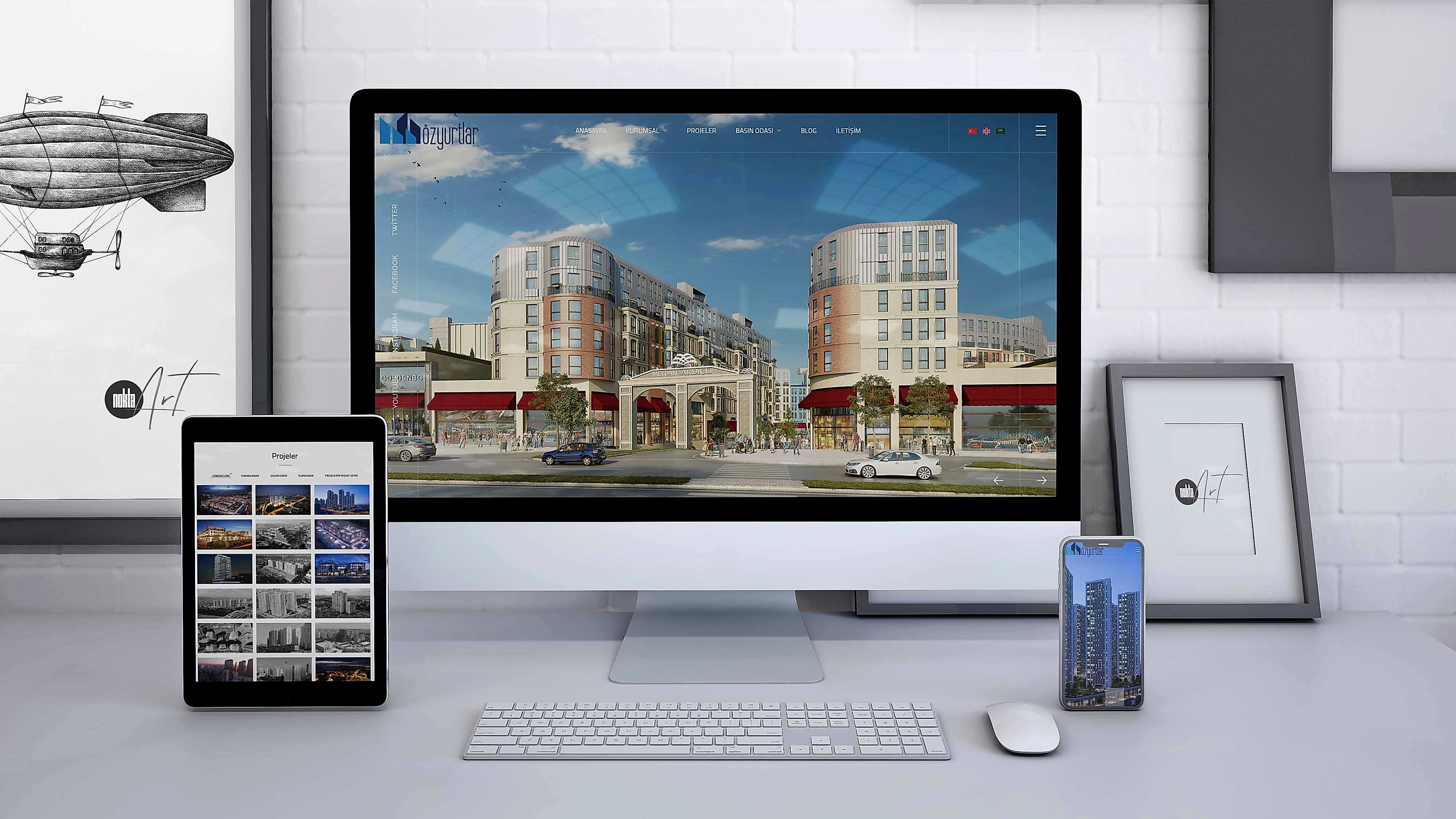 Özyurtlar İnşaat - Web Tasarım