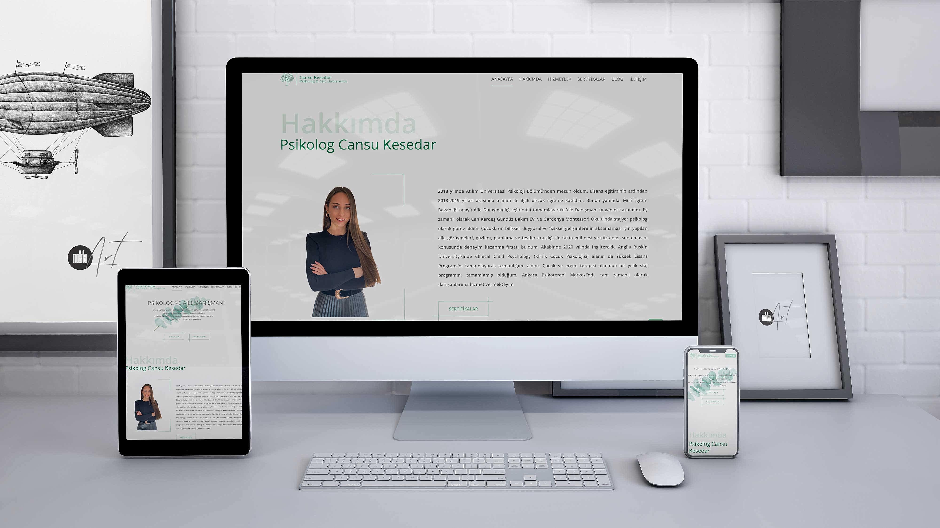 Psikolog Cansu Kesedar - Web Tasarım