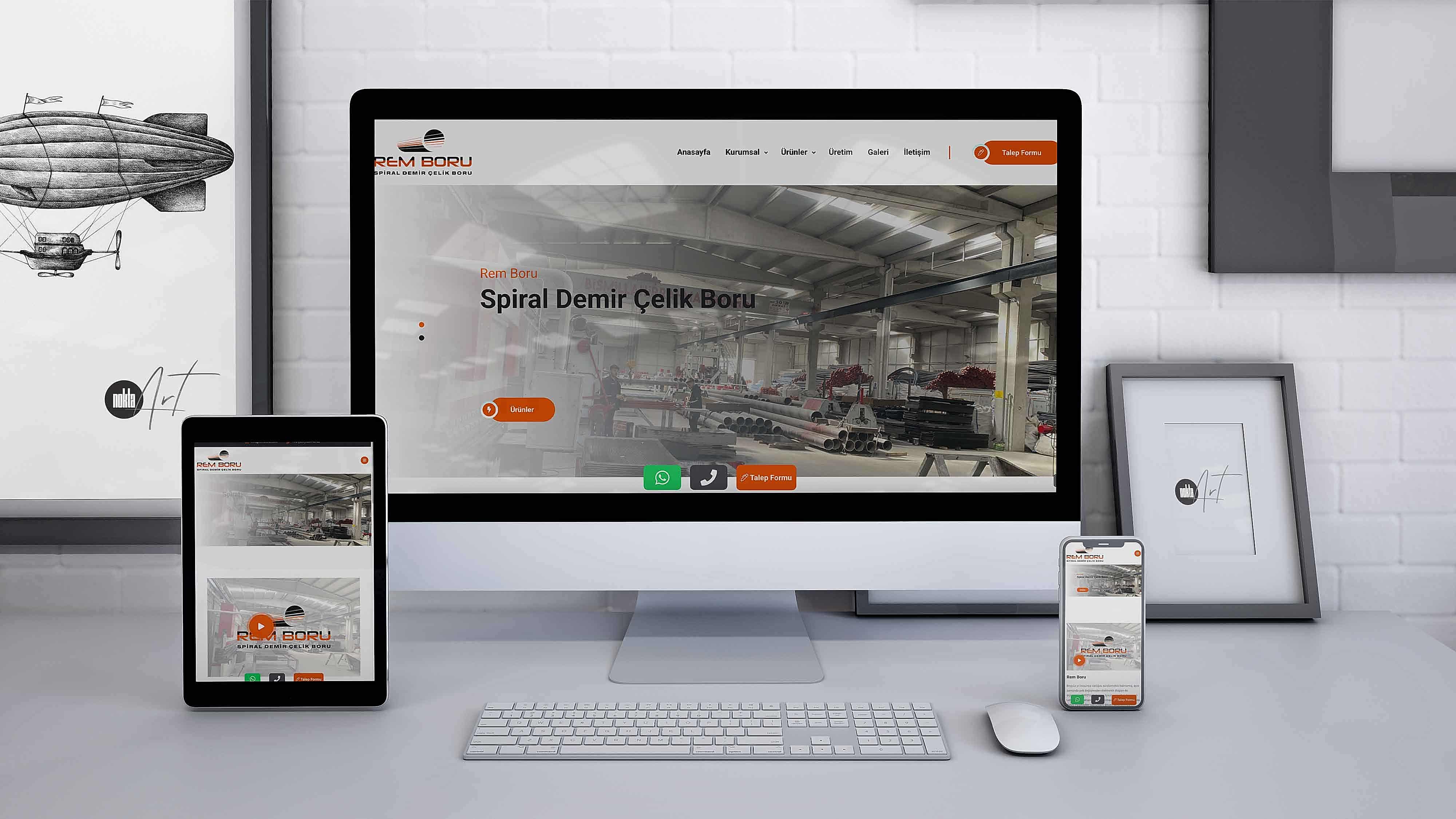 Rem Boru - Web Tasarım