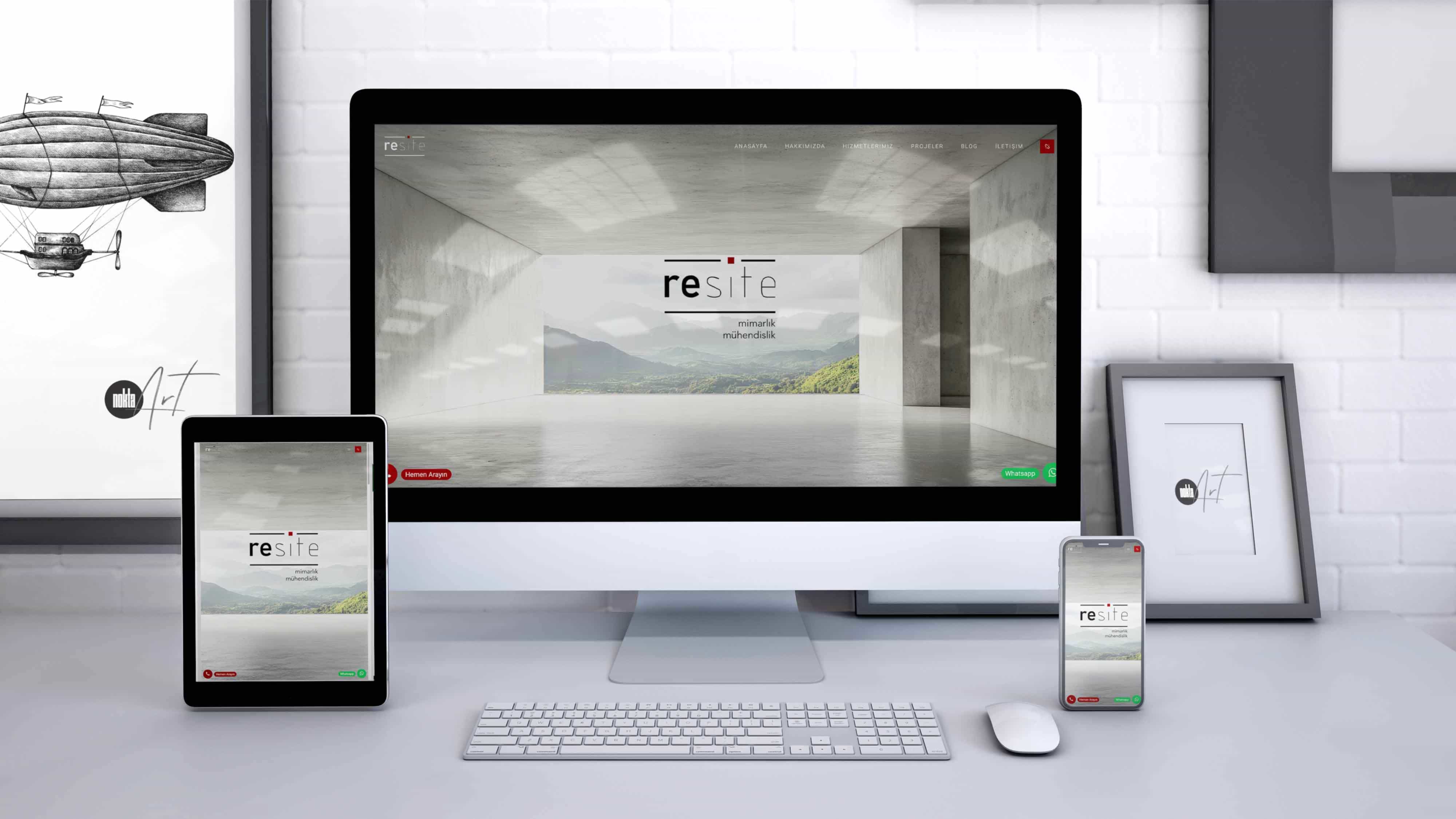 Resite Mimarlık Ankara Web Tasarım ve Yazılım