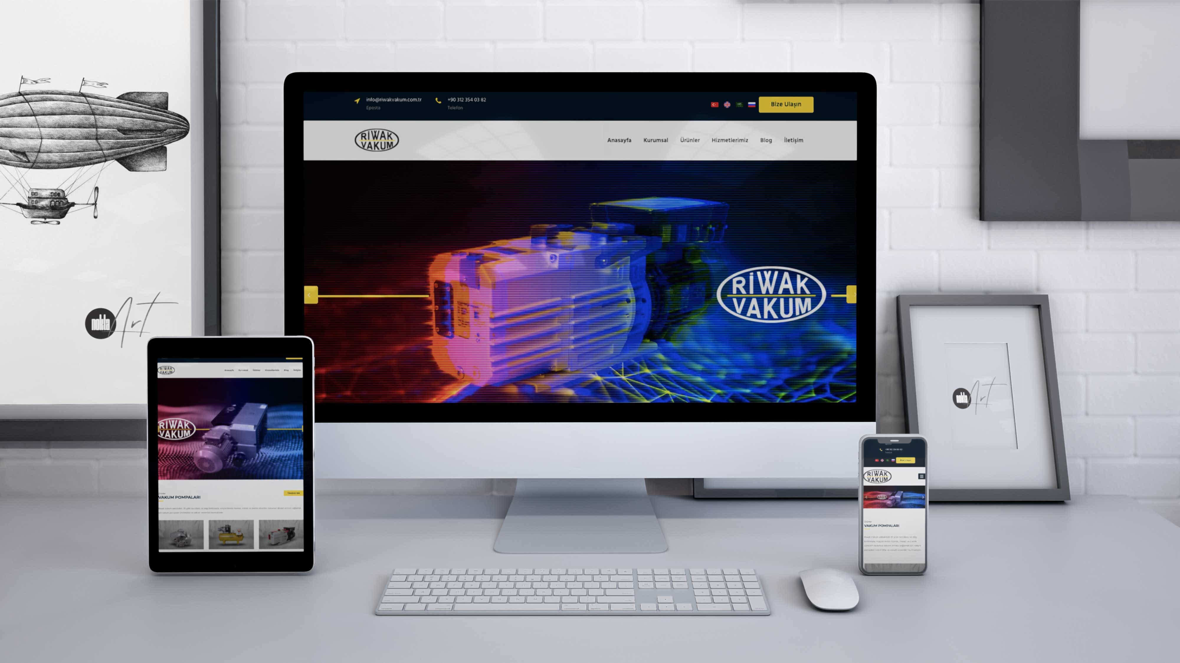 Riwak Vakum - Kurumsal Web Tasarım