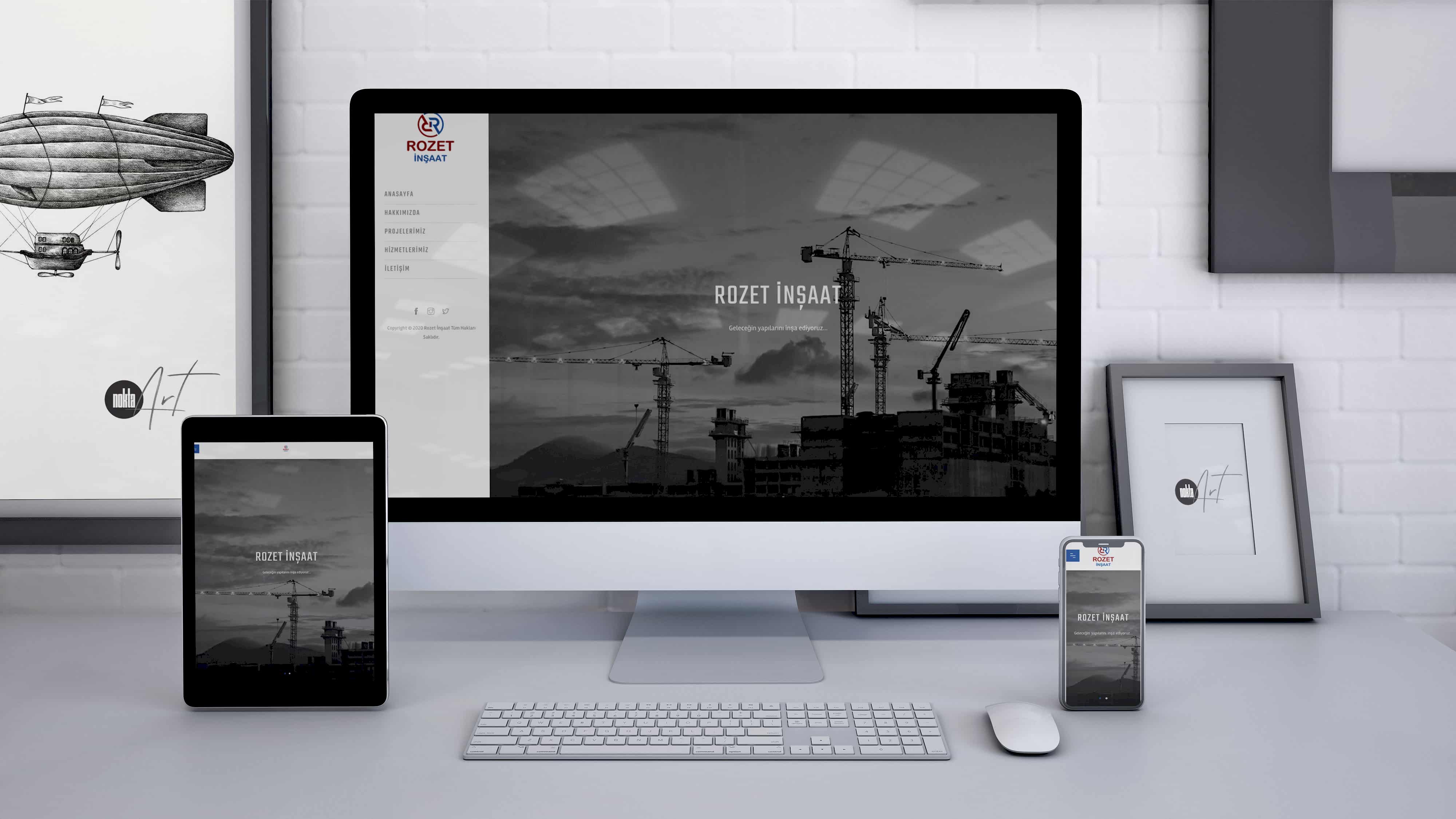 Rozet İnşaat - Web Tasarım