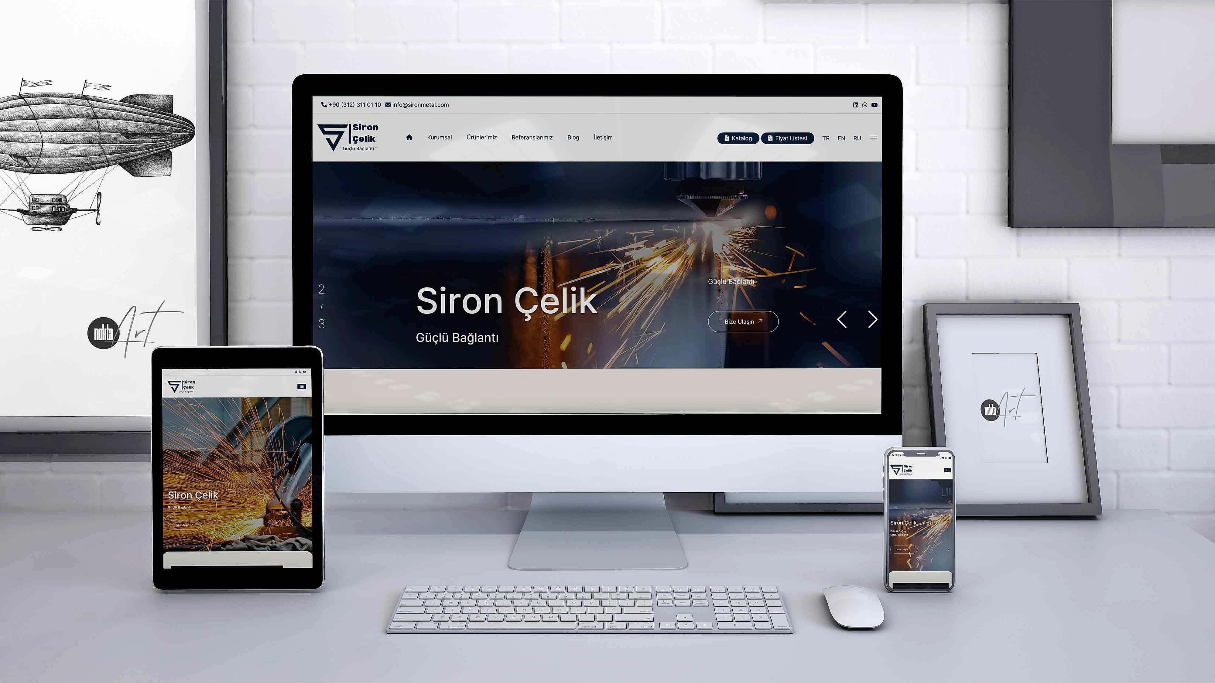 Siron Çelik - Web Tasarım Ankara