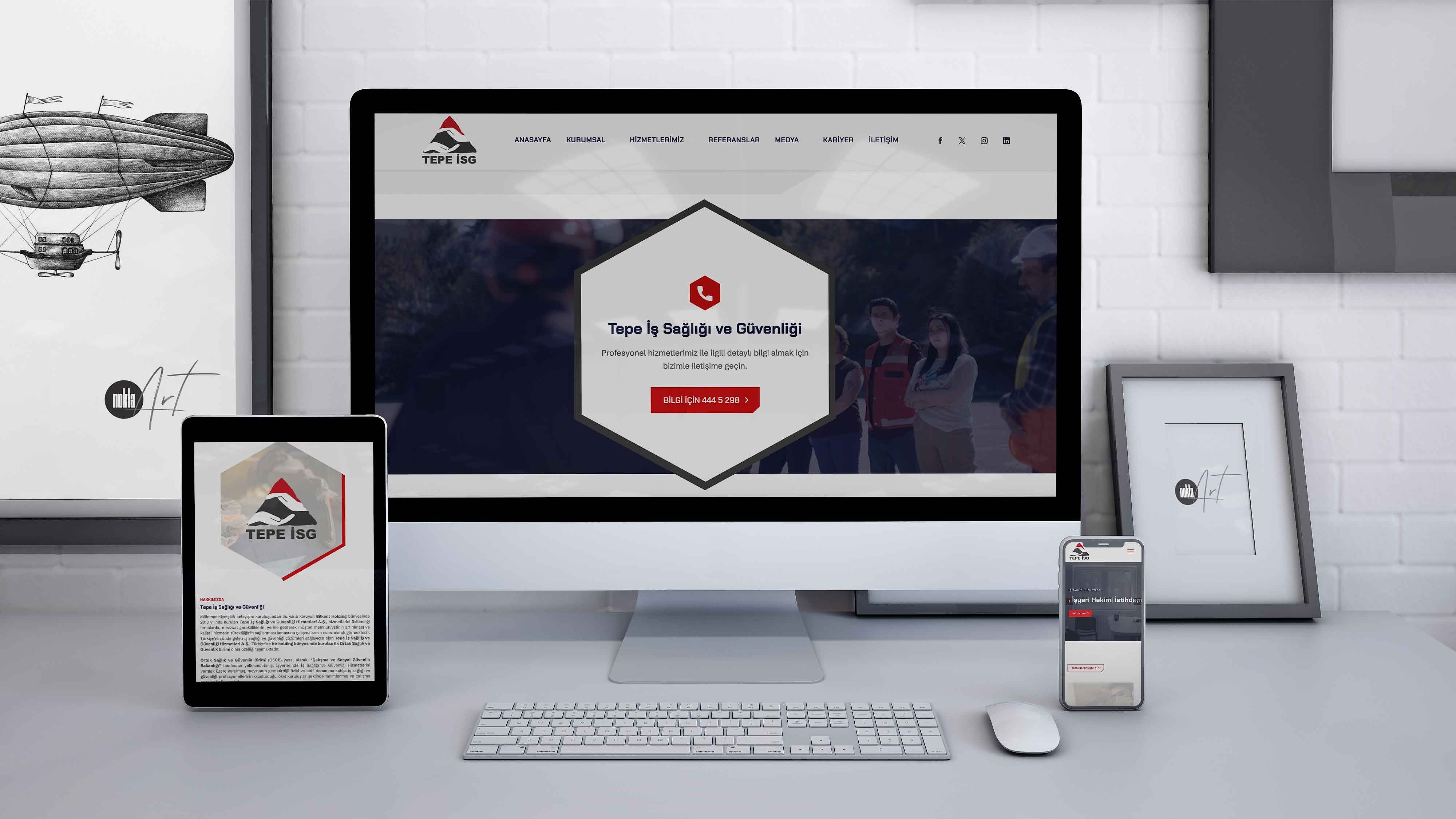 Tepe İSG - Web Tasarım - Web Yazılım