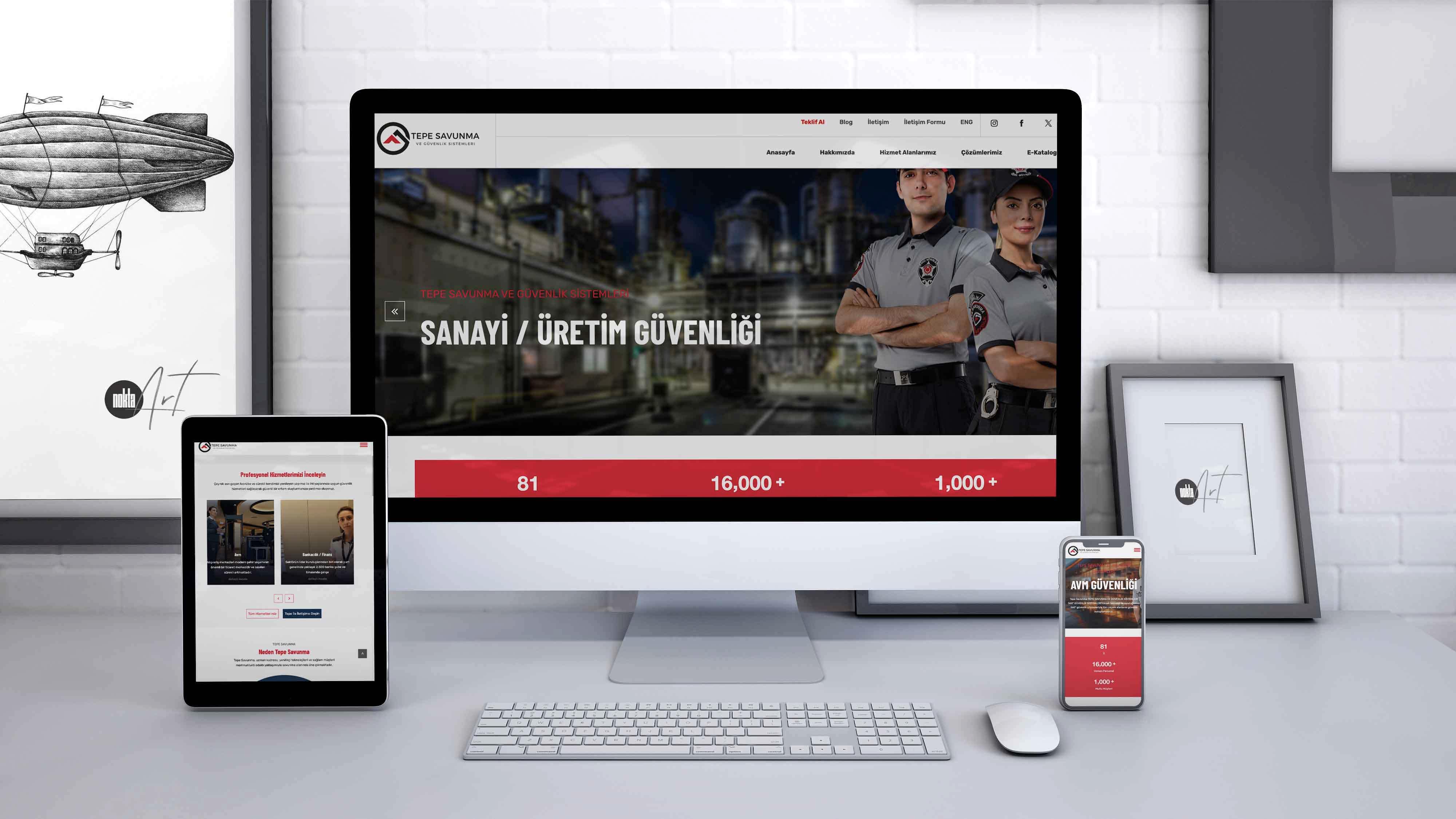 Tepe Savunma Web Sitesi