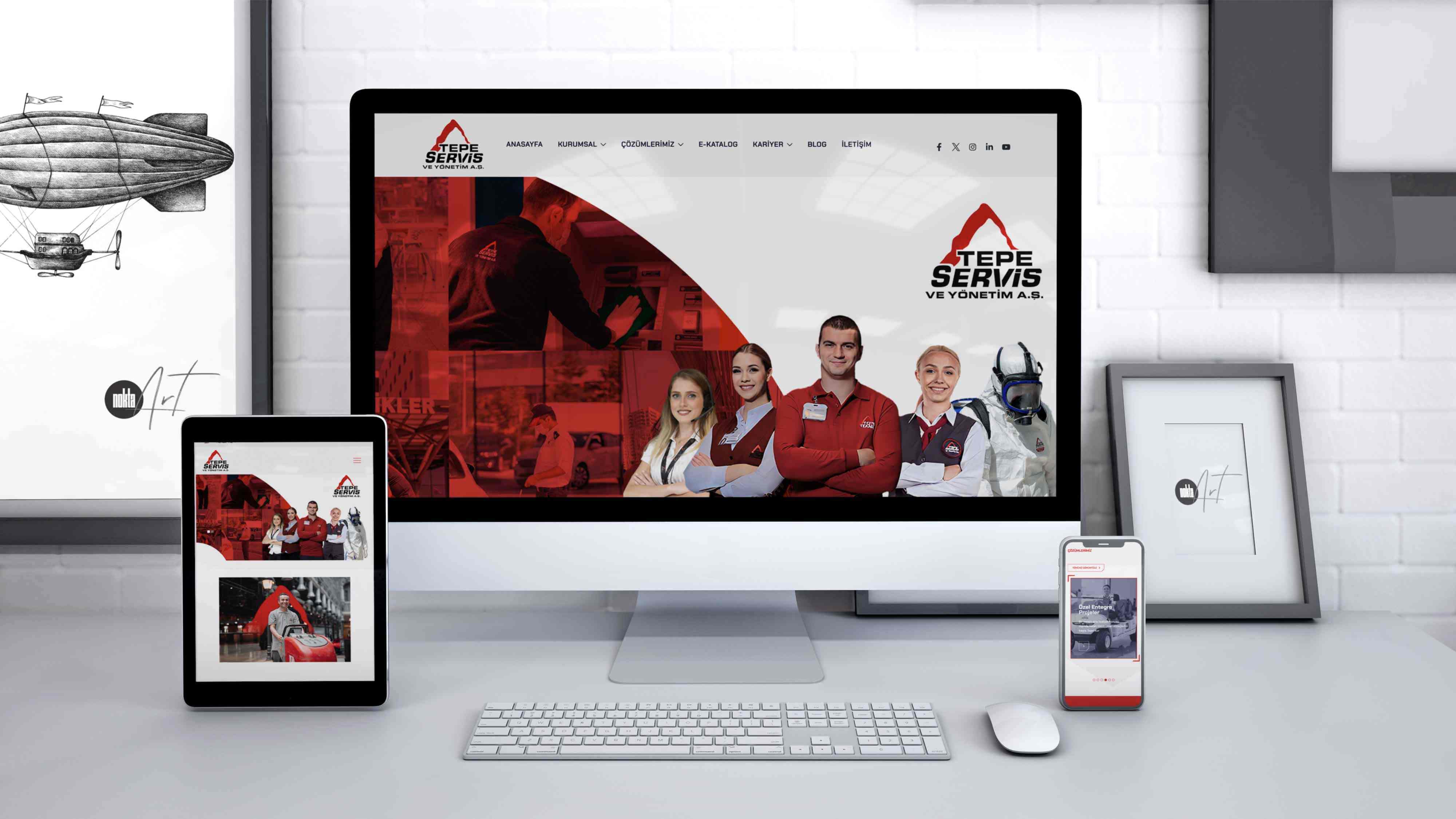 Tepe Servis Web Sitesi ve Yazılımı