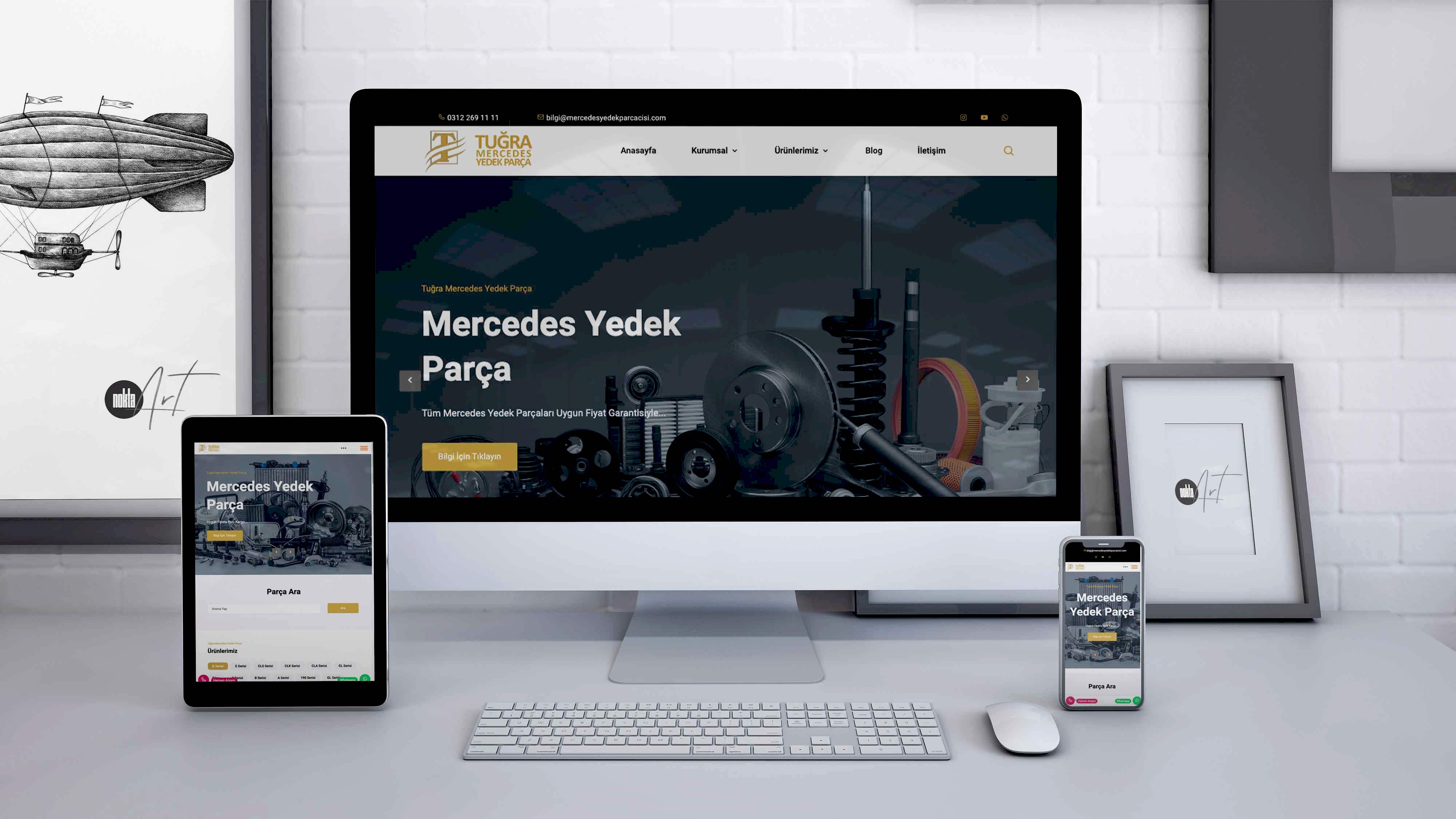 Tuğra Yedek Parça Web Sitesi