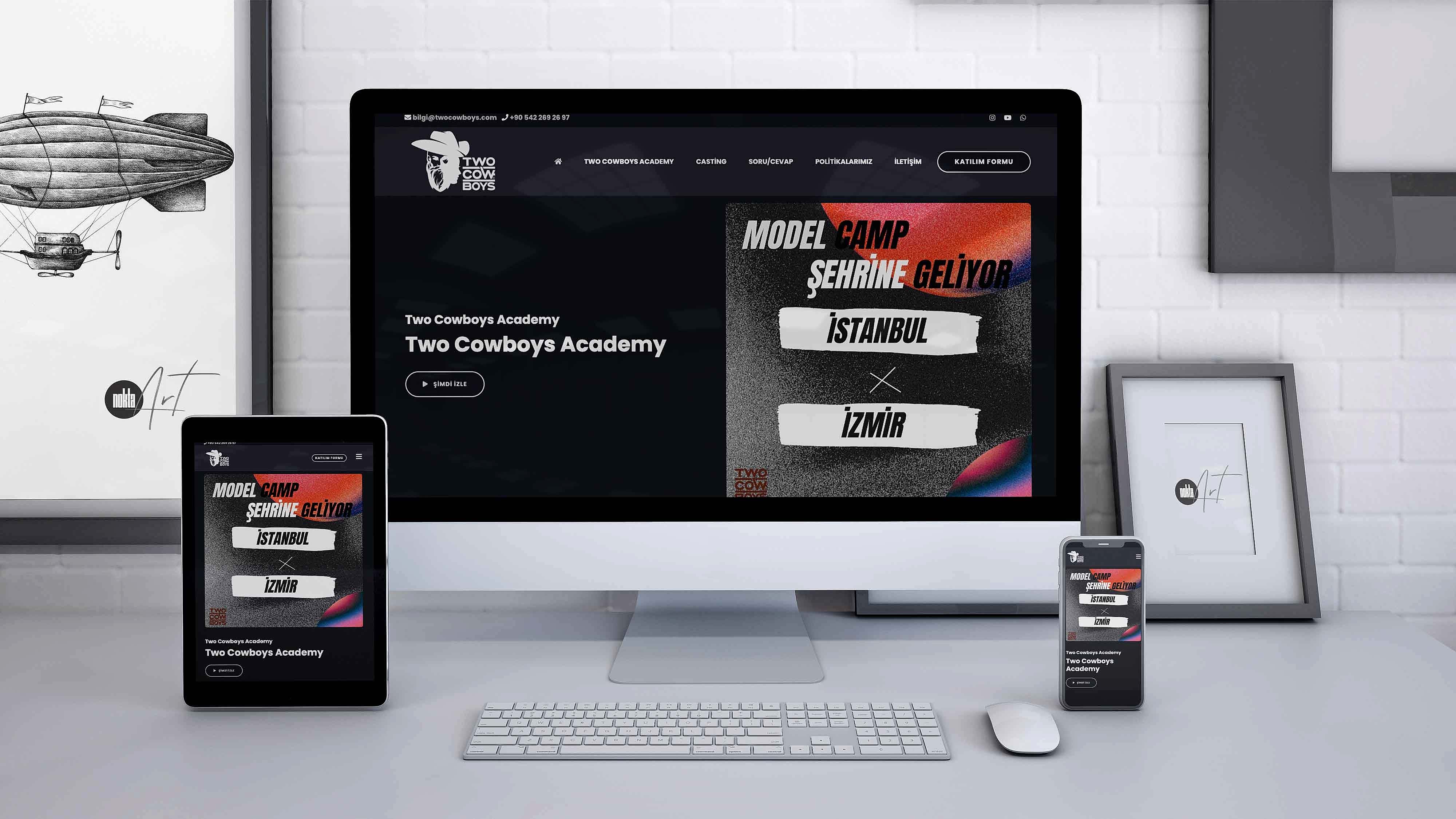 Two Cowboys Academy - Web Tasarım