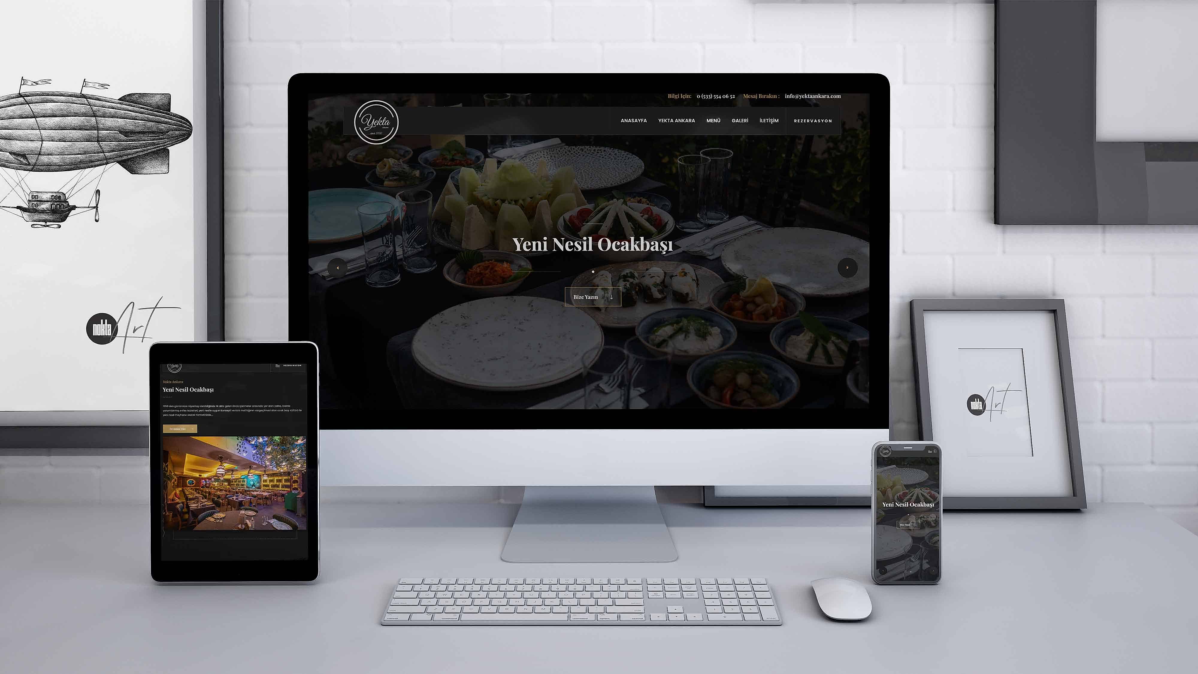 Yekta Meyhane Ankara - Web Tasarım ve Yazılım